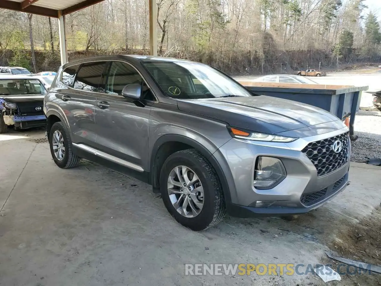4 Photograph of a damaged car 5NMS33AD1KH058818 HYUNDAI SANTA FE 2019