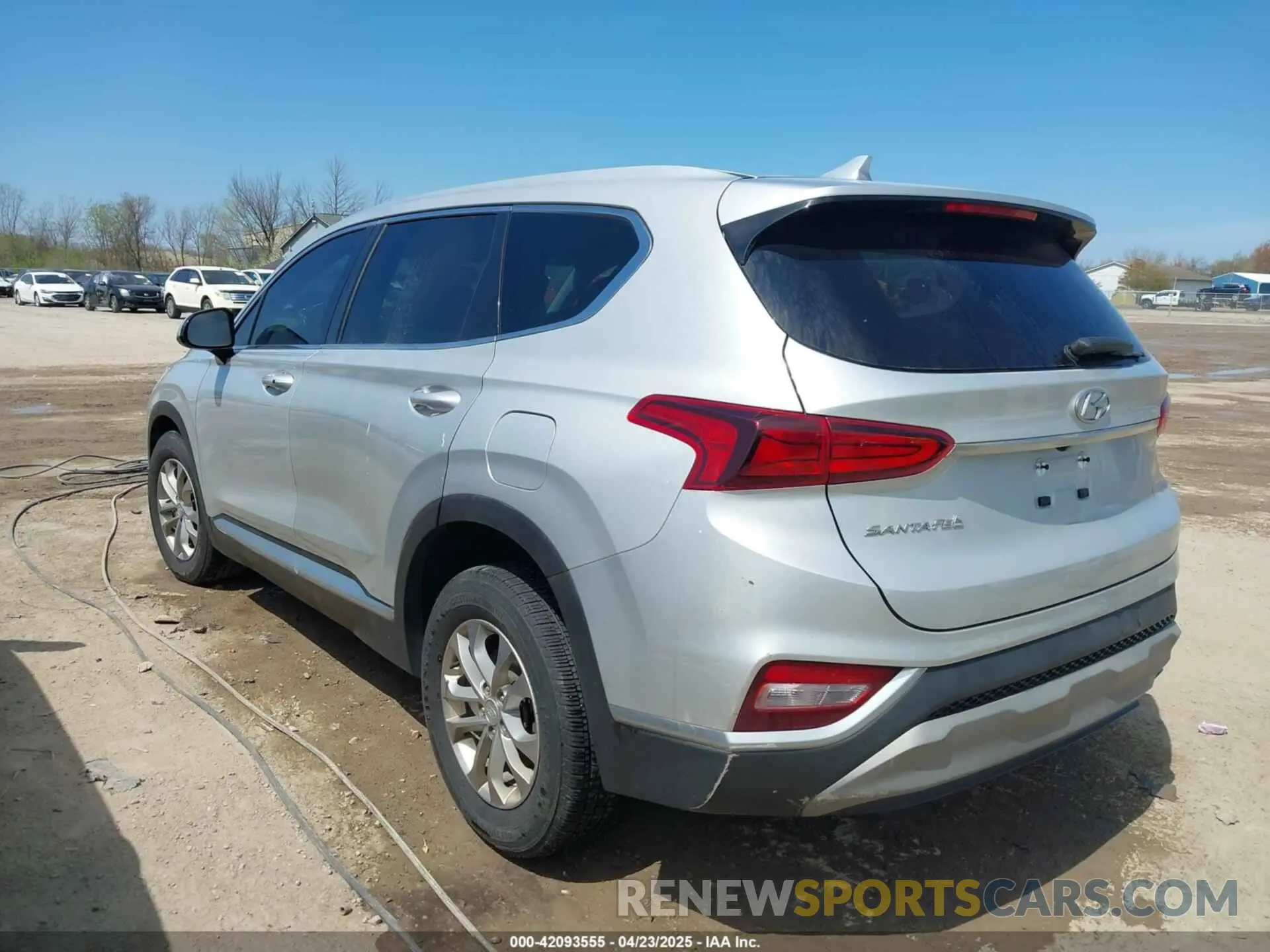 3 Фотография поврежденного автомобиля 5NMS33AD1KH101182 HYUNDAI SANTA FE 2019