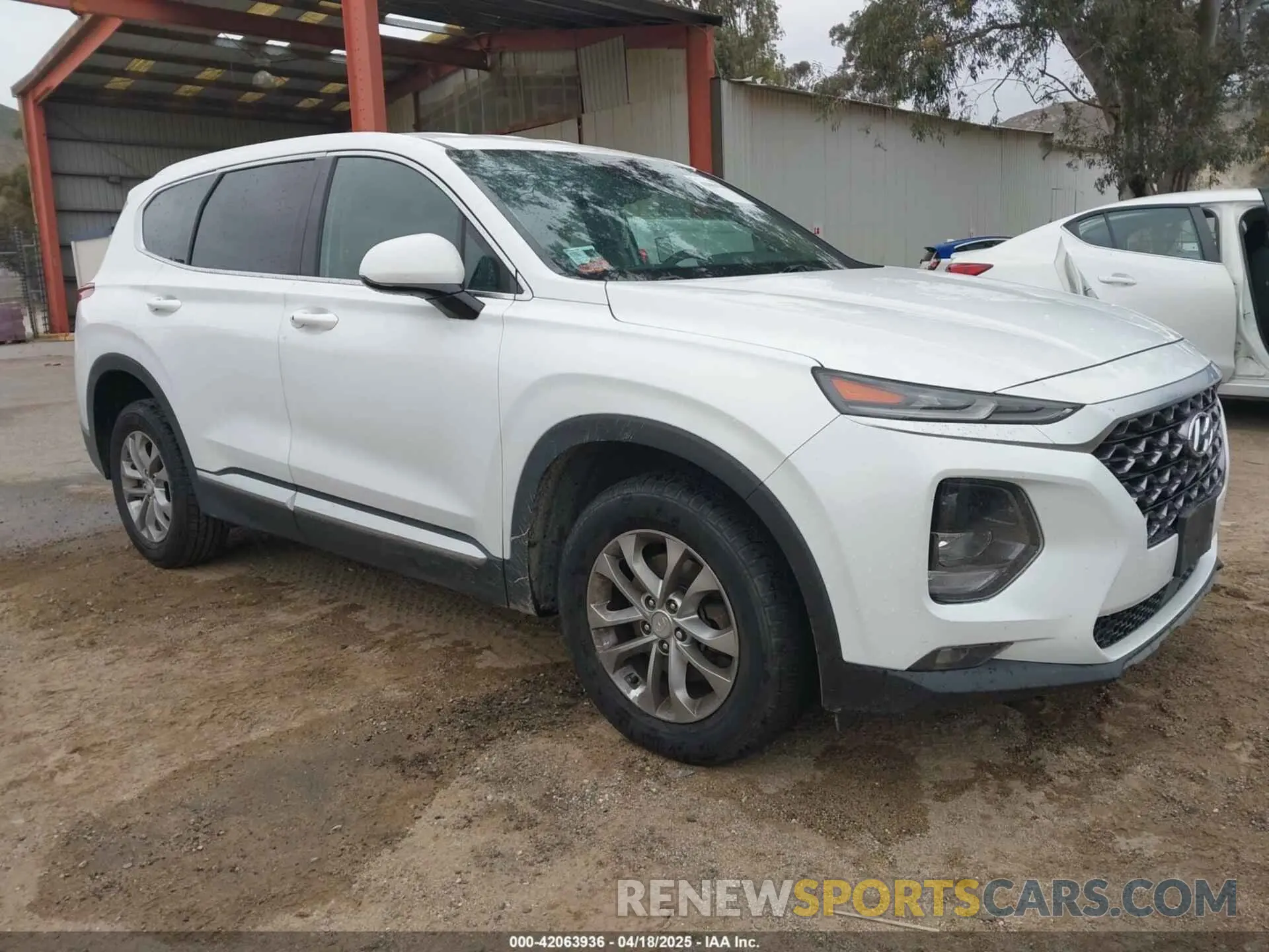1 Photograph of a damaged car 5NMS33AD2KH090421 HYUNDAI SANTA FE 2019