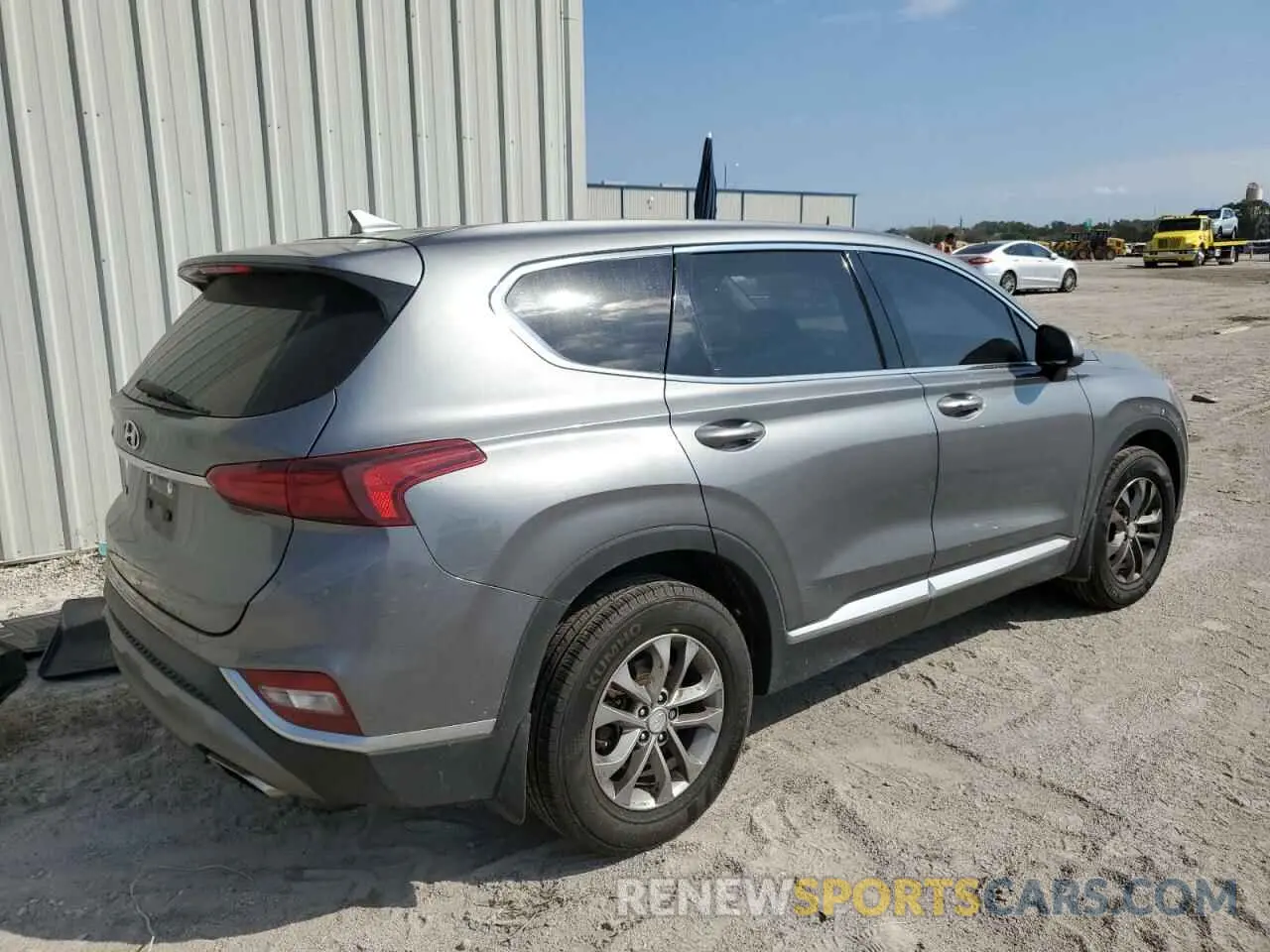 3 Photograph of a damaged car 5NMS33AD2KH119108 HYUNDAI SANTA FE 2019