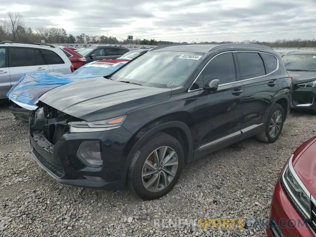 1 Фотография поврежденного автомобиля 5NMS33AD3KH025786 HYUNDAI SANTA FE 2019