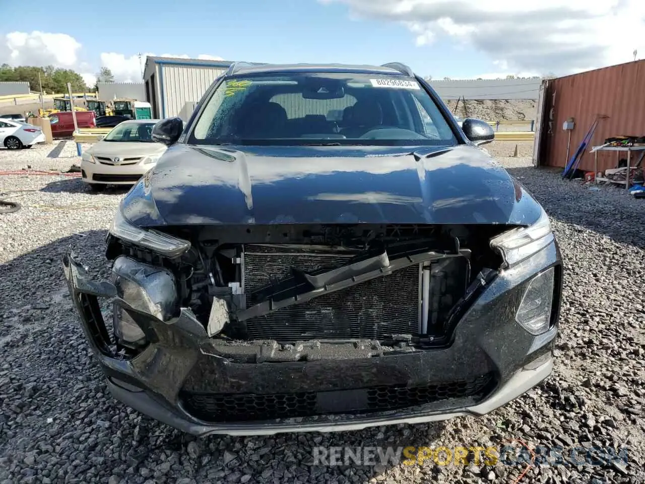 5 Фотография поврежденного автомобиля 5NMS33AD3KH025786 HYUNDAI SANTA FE 2019
