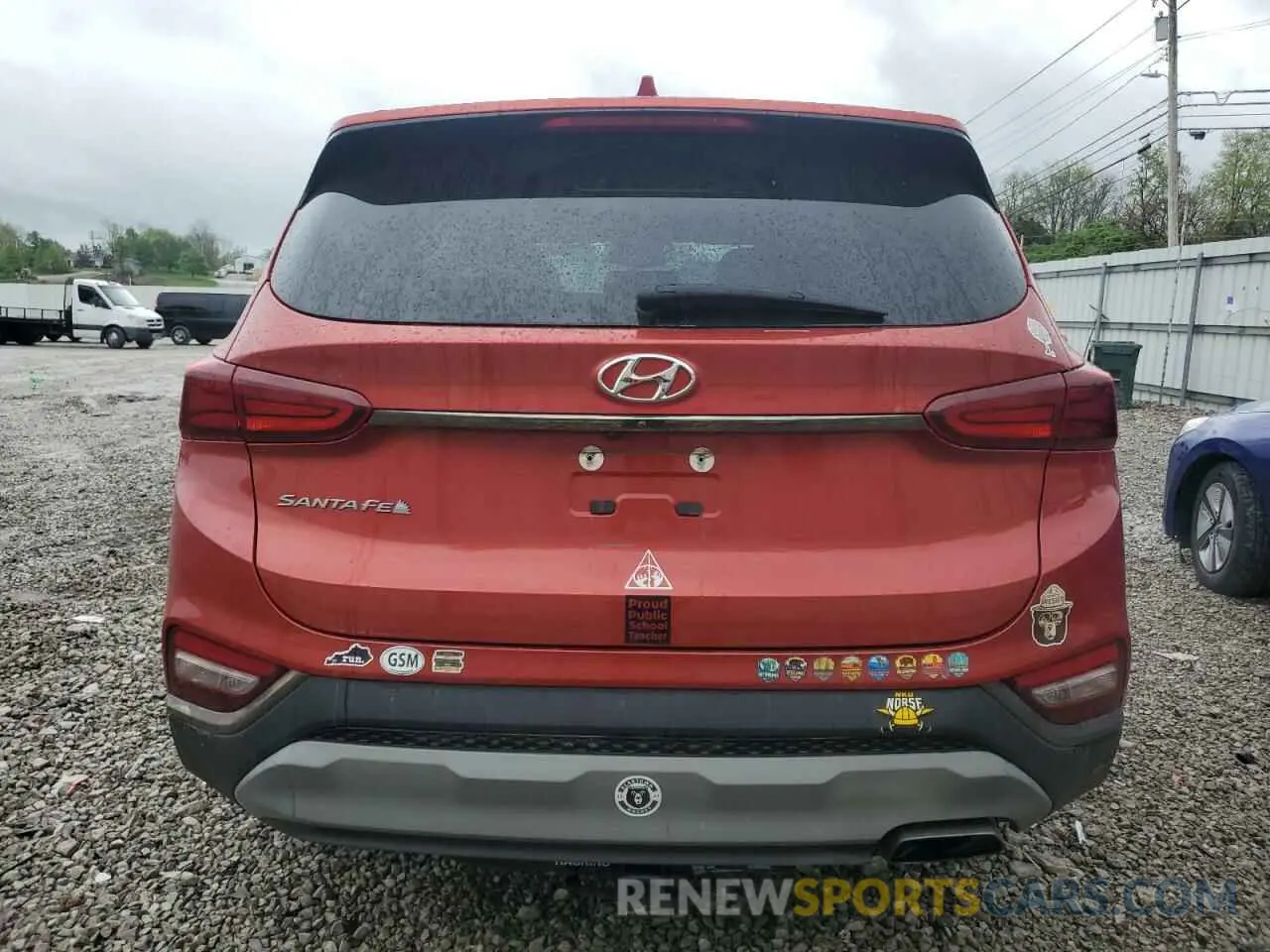6 Photograph of a damaged car 5NMS33AD3KH073756 HYUNDAI SANTA FE 2019