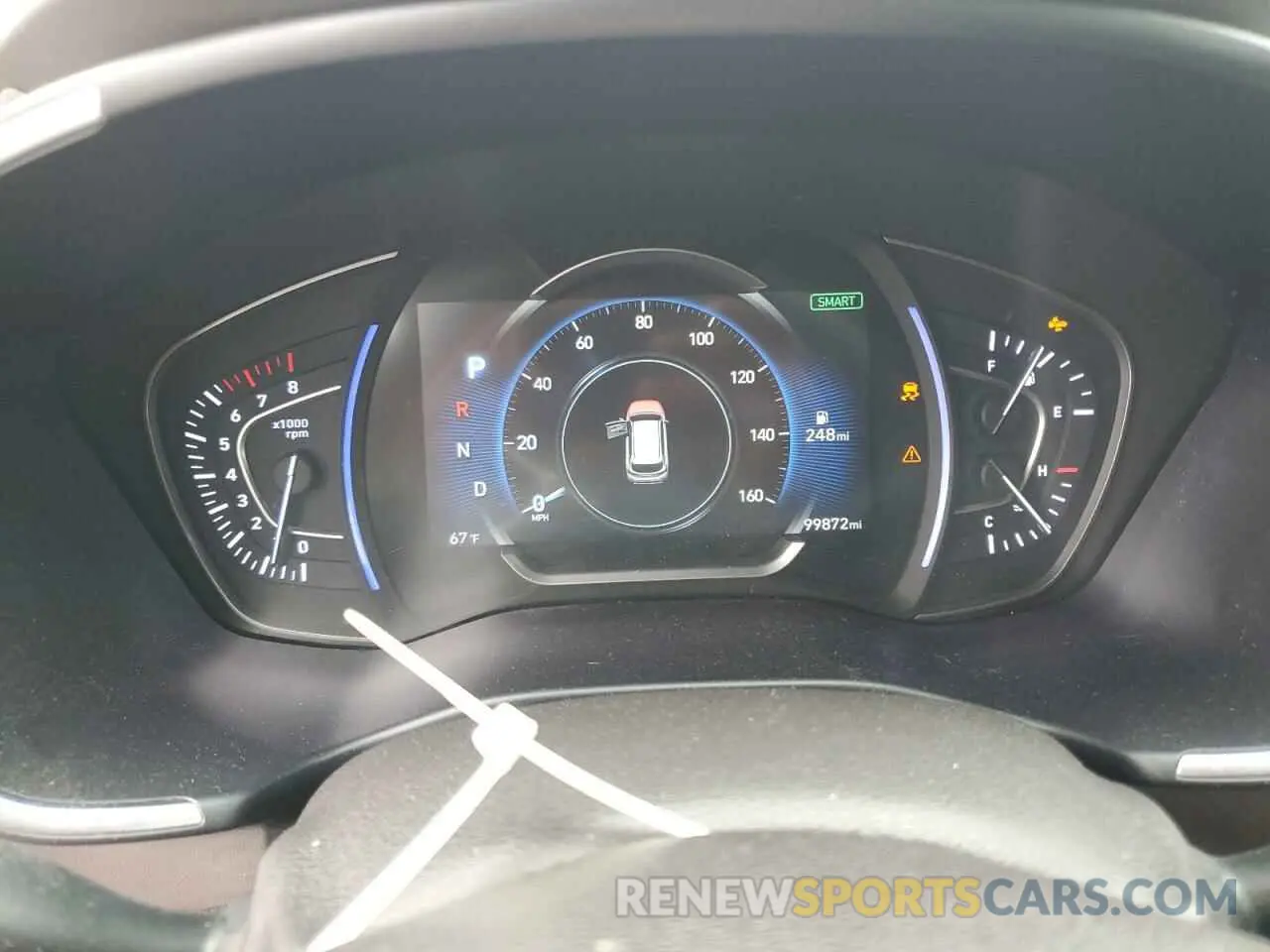 9 Photograph of a damaged car 5NMS33AD3KH073756 HYUNDAI SANTA FE 2019