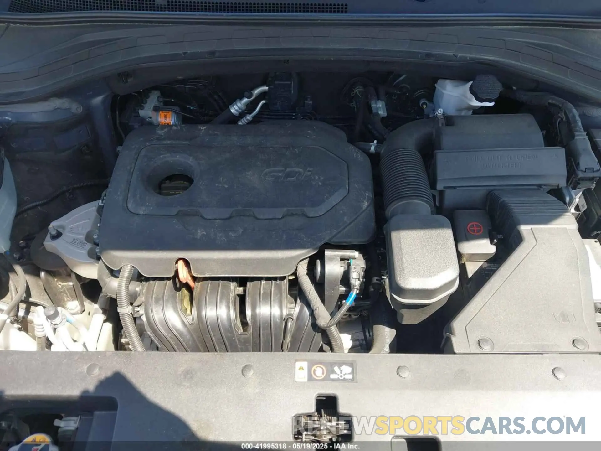 10 Фотография поврежденного автомобиля 5NMS33AD5KH048440 HYUNDAI SANTA FE 2019