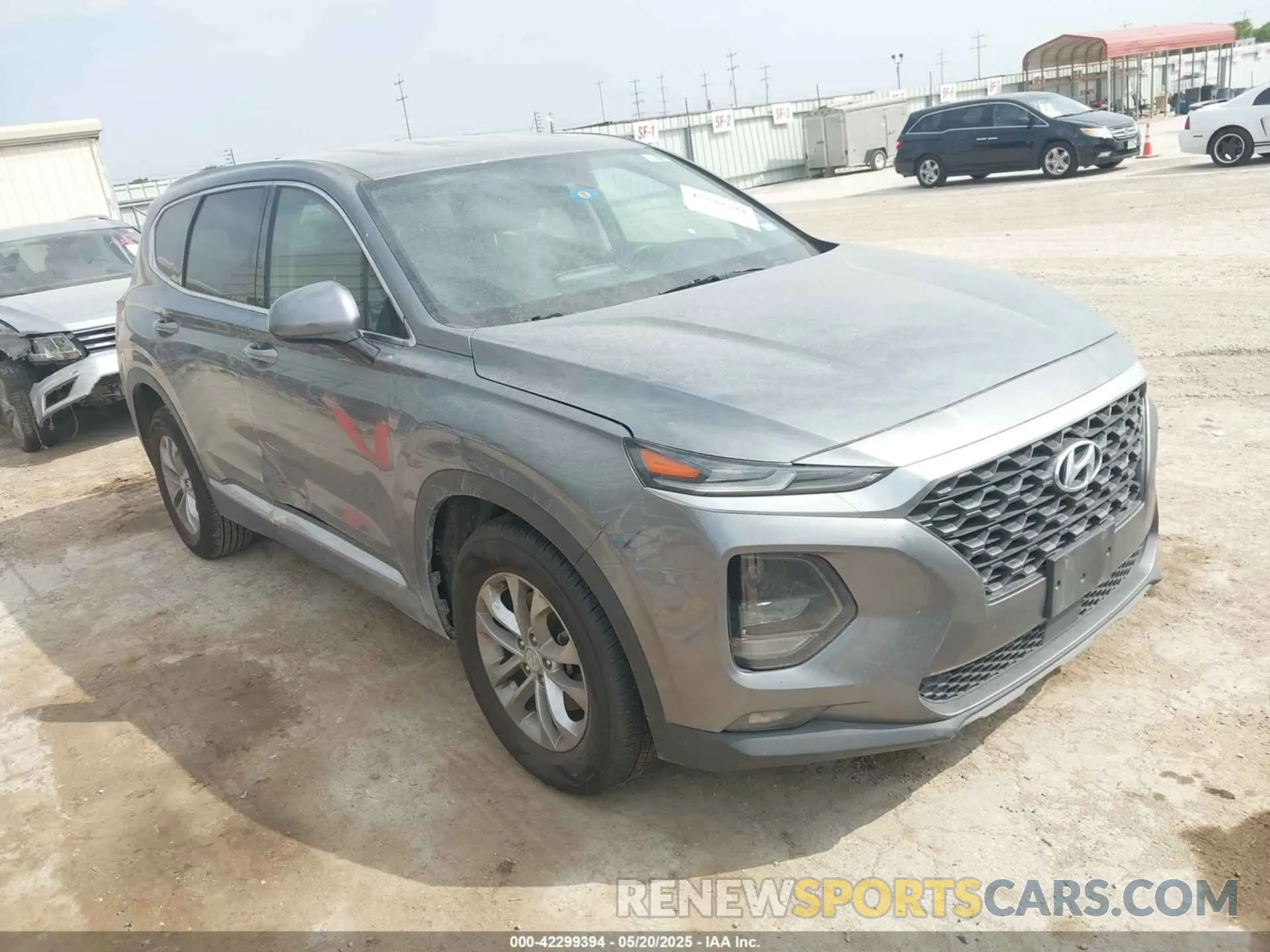 1 Фотография поврежденного автомобиля 5NMS33AD6KH067885 HYUNDAI SANTA FE 2019