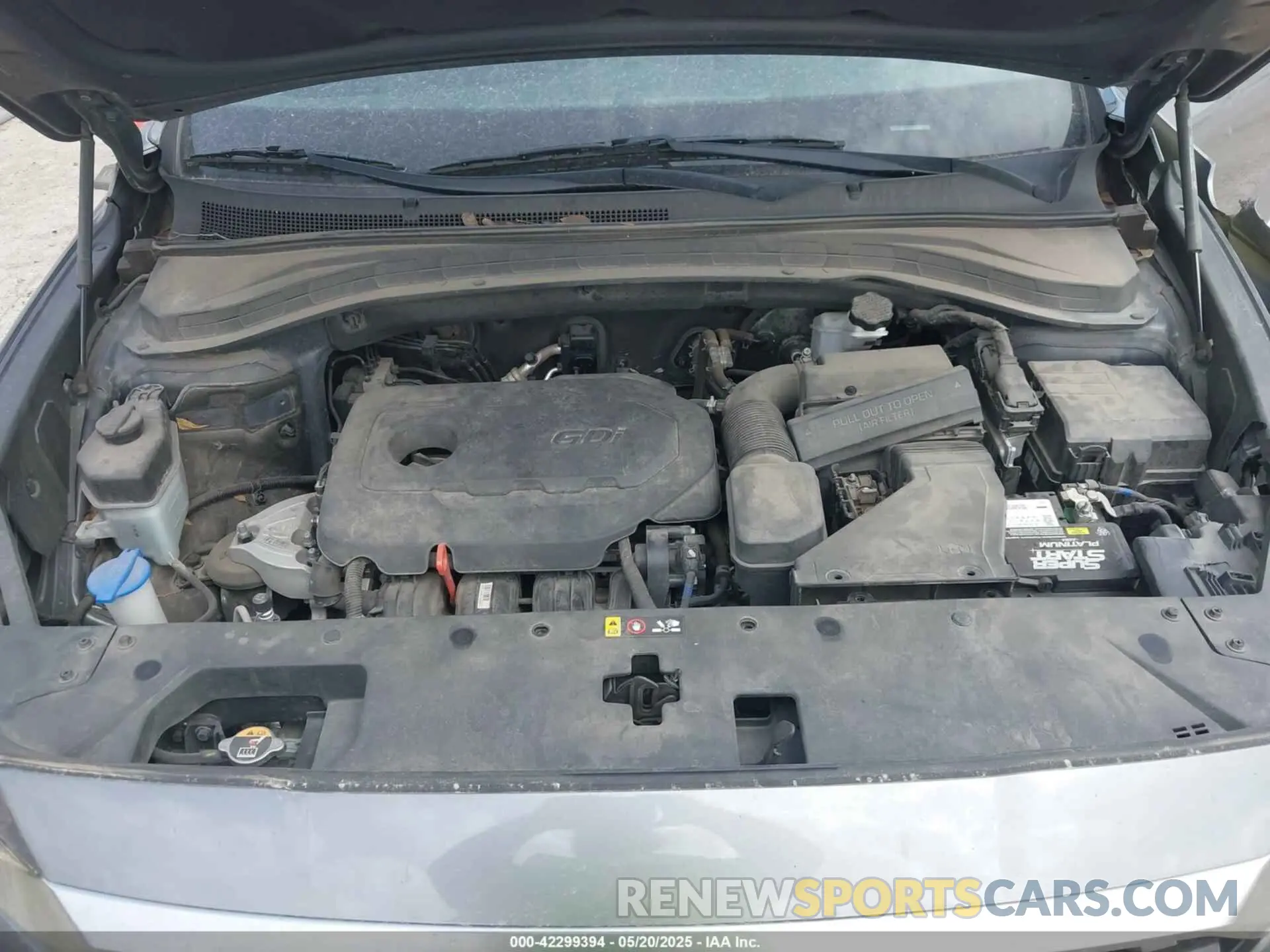 10 Фотография поврежденного автомобиля 5NMS33AD6KH067885 HYUNDAI SANTA FE 2019