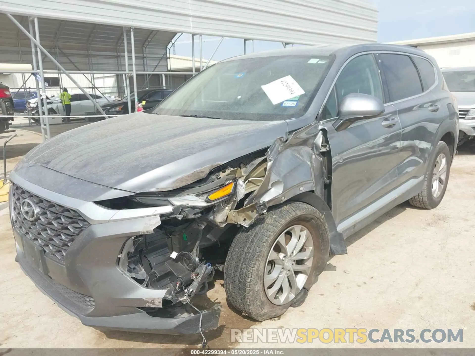 2 Фотография поврежденного автомобиля 5NMS33AD6KH067885 HYUNDAI SANTA FE 2019