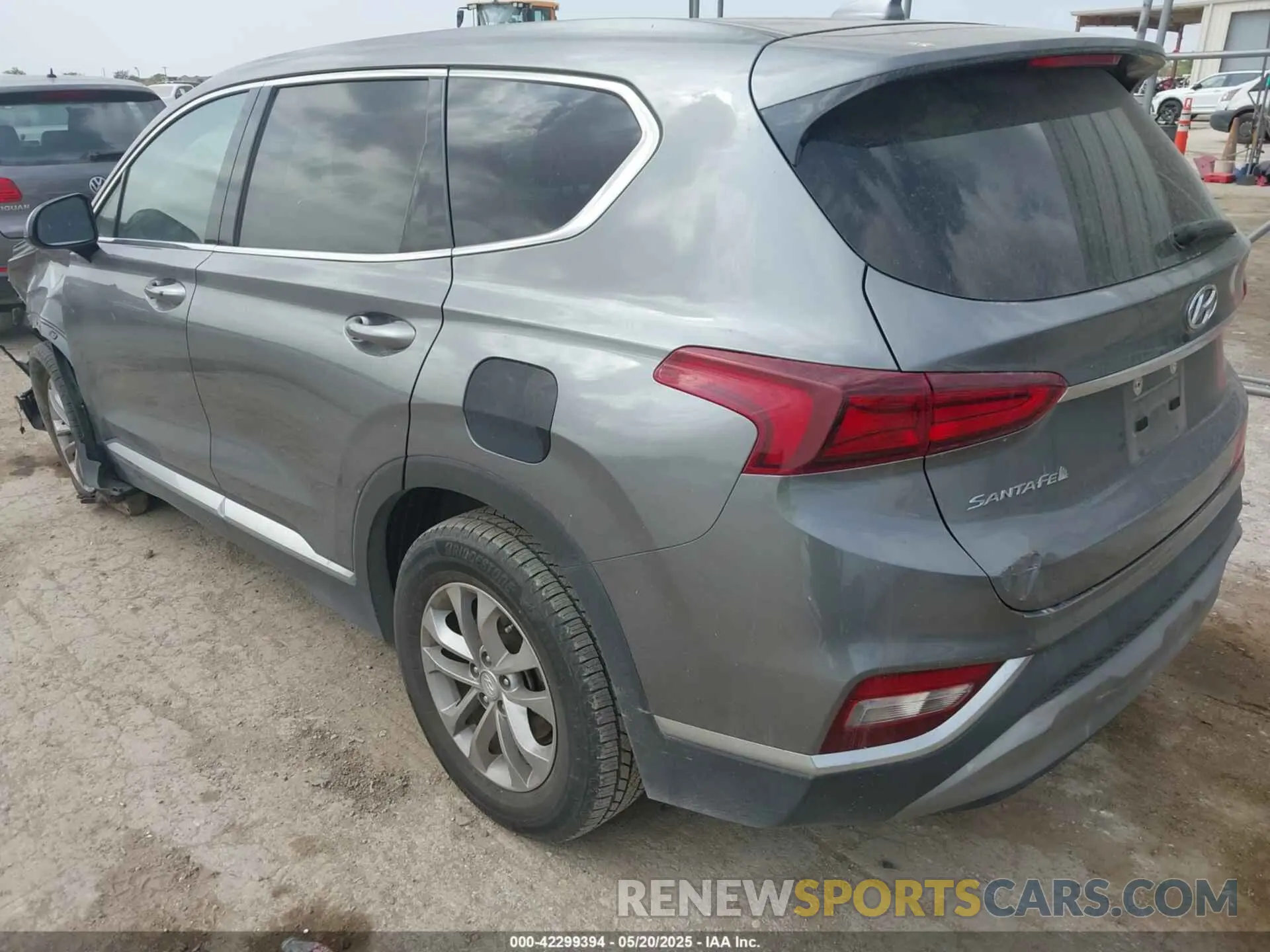 3 Фотография поврежденного автомобиля 5NMS33AD6KH067885 HYUNDAI SANTA FE 2019