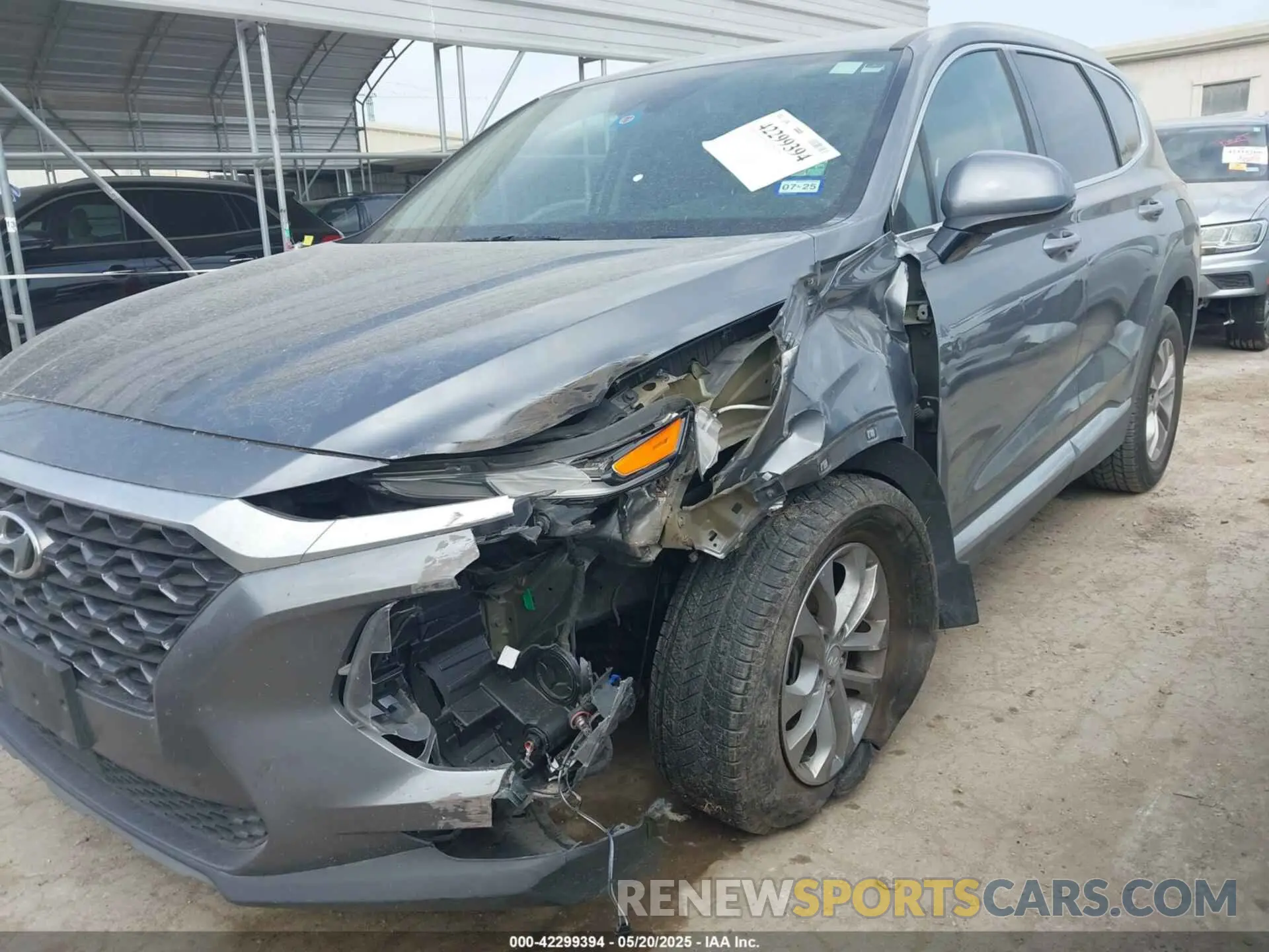 6 Фотография поврежденного автомобиля 5NMS33AD6KH067885 HYUNDAI SANTA FE 2019