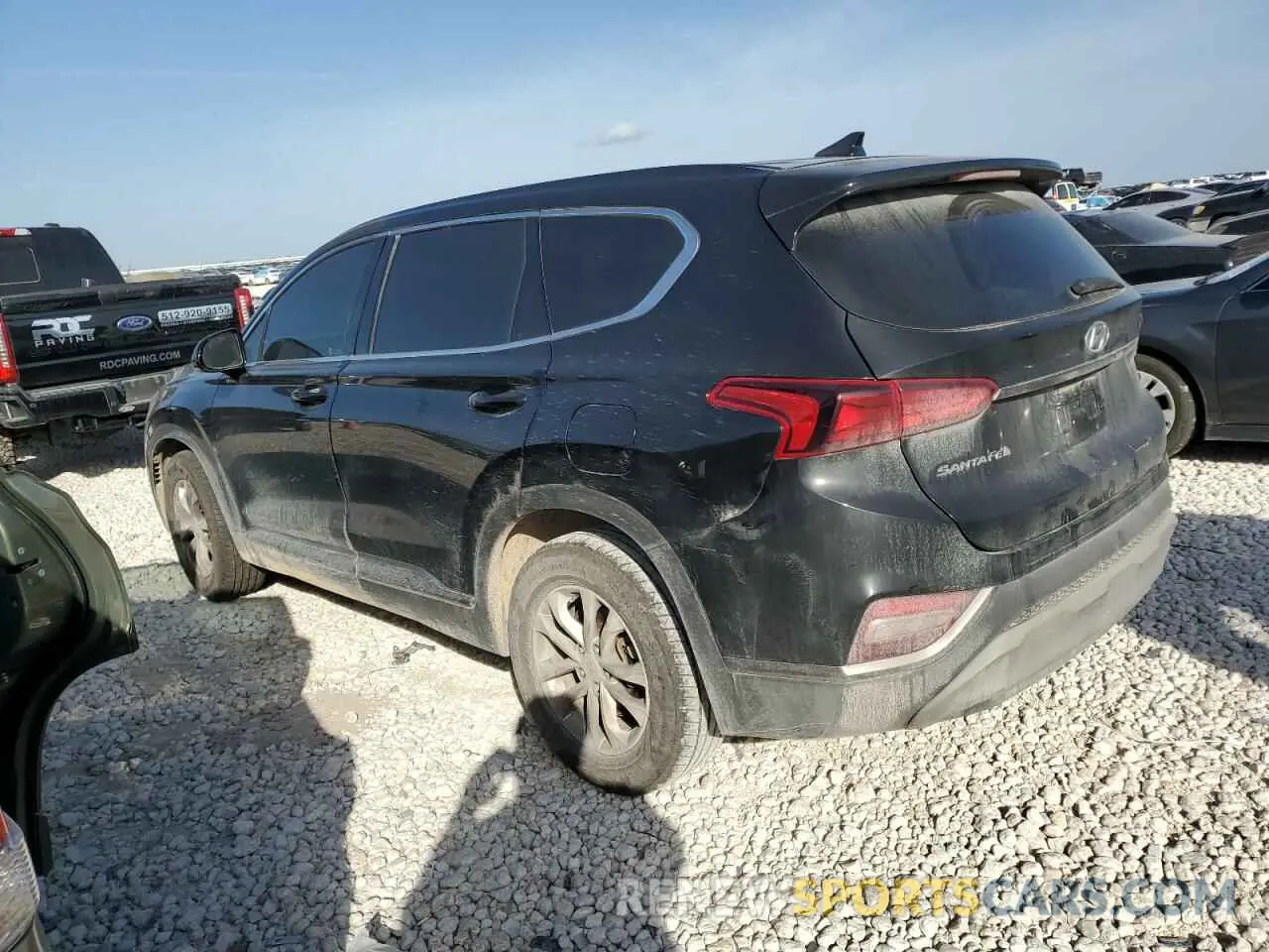 2 Photograph of a damaged car 5NMS33AD8KH053745 HYUNDAI SANTA FE 2019