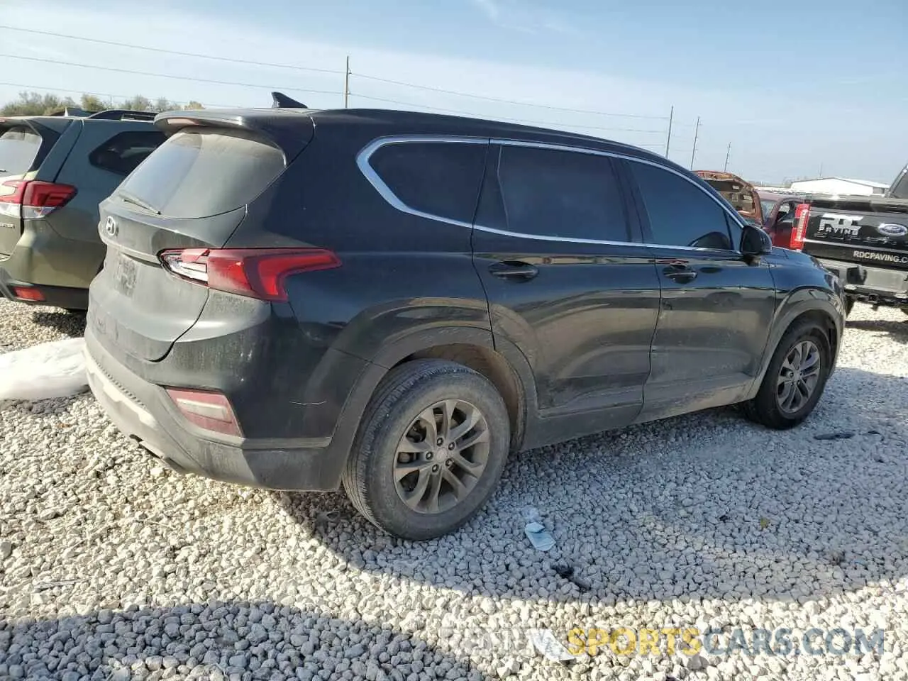 3 Photograph of a damaged car 5NMS33AD8KH053745 HYUNDAI SANTA FE 2019