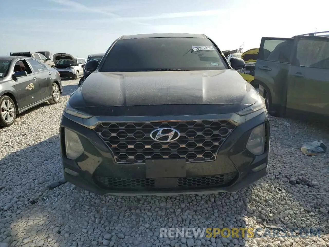 5 Photograph of a damaged car 5NMS33AD8KH053745 HYUNDAI SANTA FE 2019