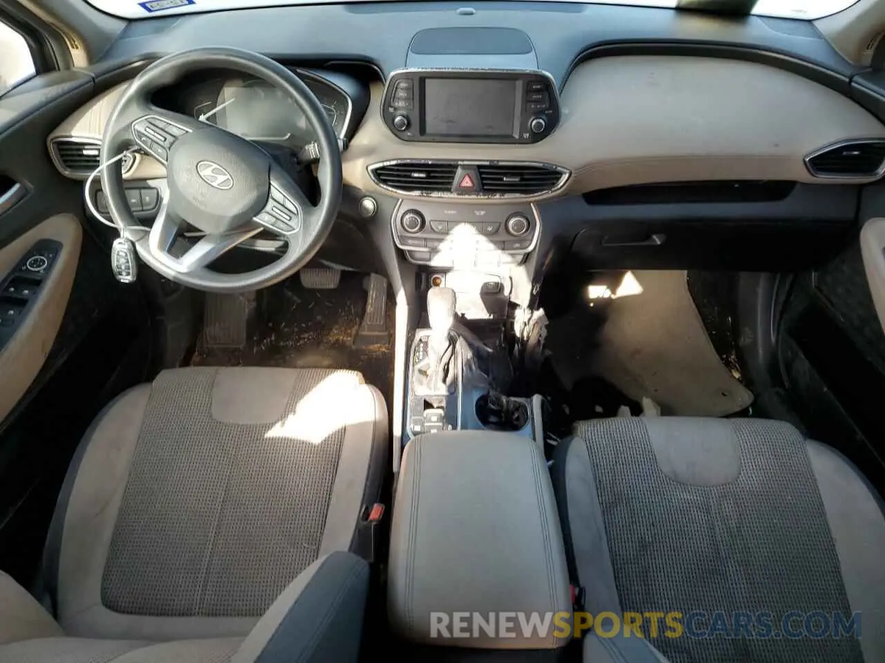 8 Photograph of a damaged car 5NMS33AD8KH053745 HYUNDAI SANTA FE 2019
