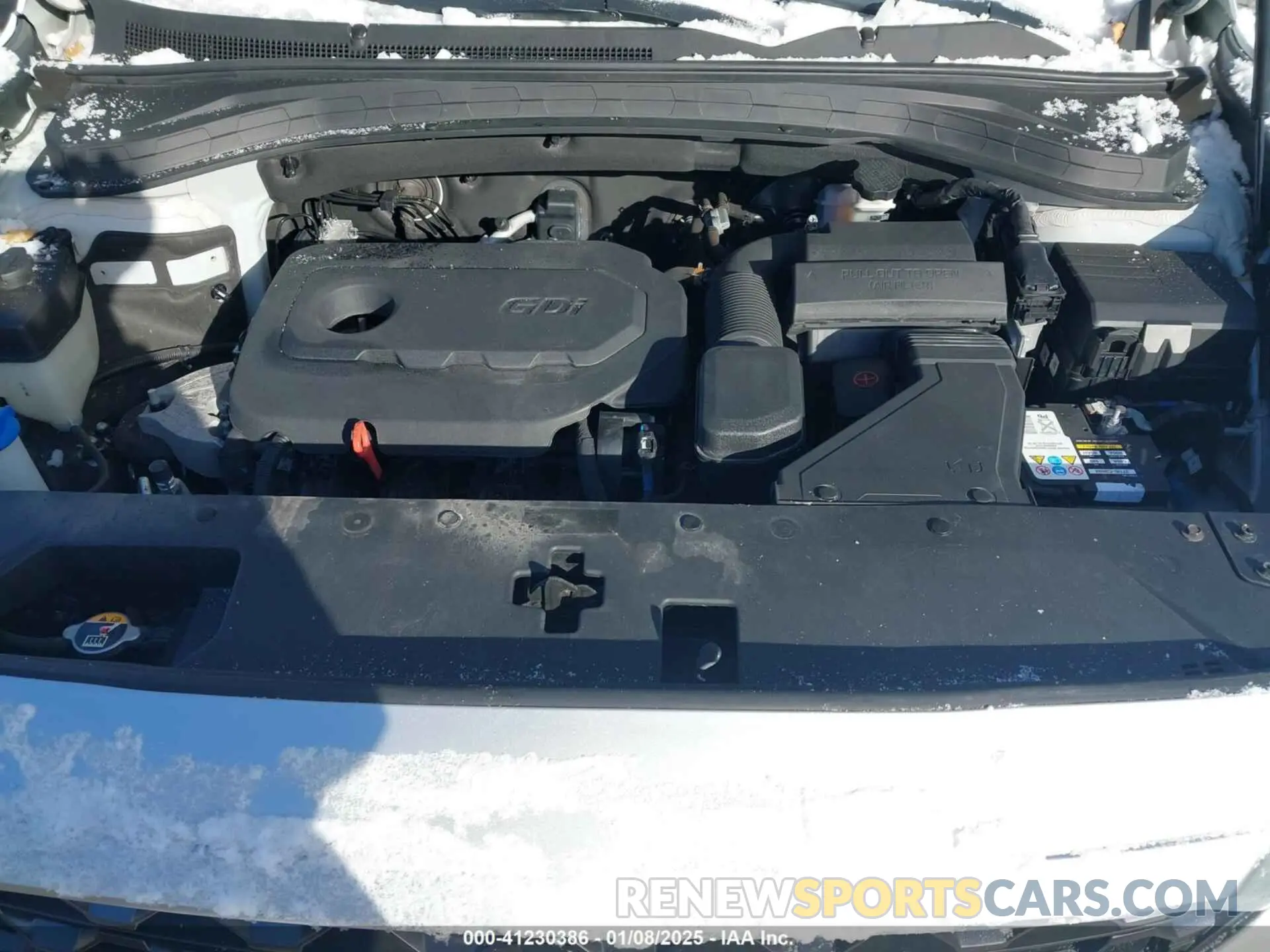 10 Photograph of a damaged car 5NMS33AD9KH033746 HYUNDAI SANTA FE 2019