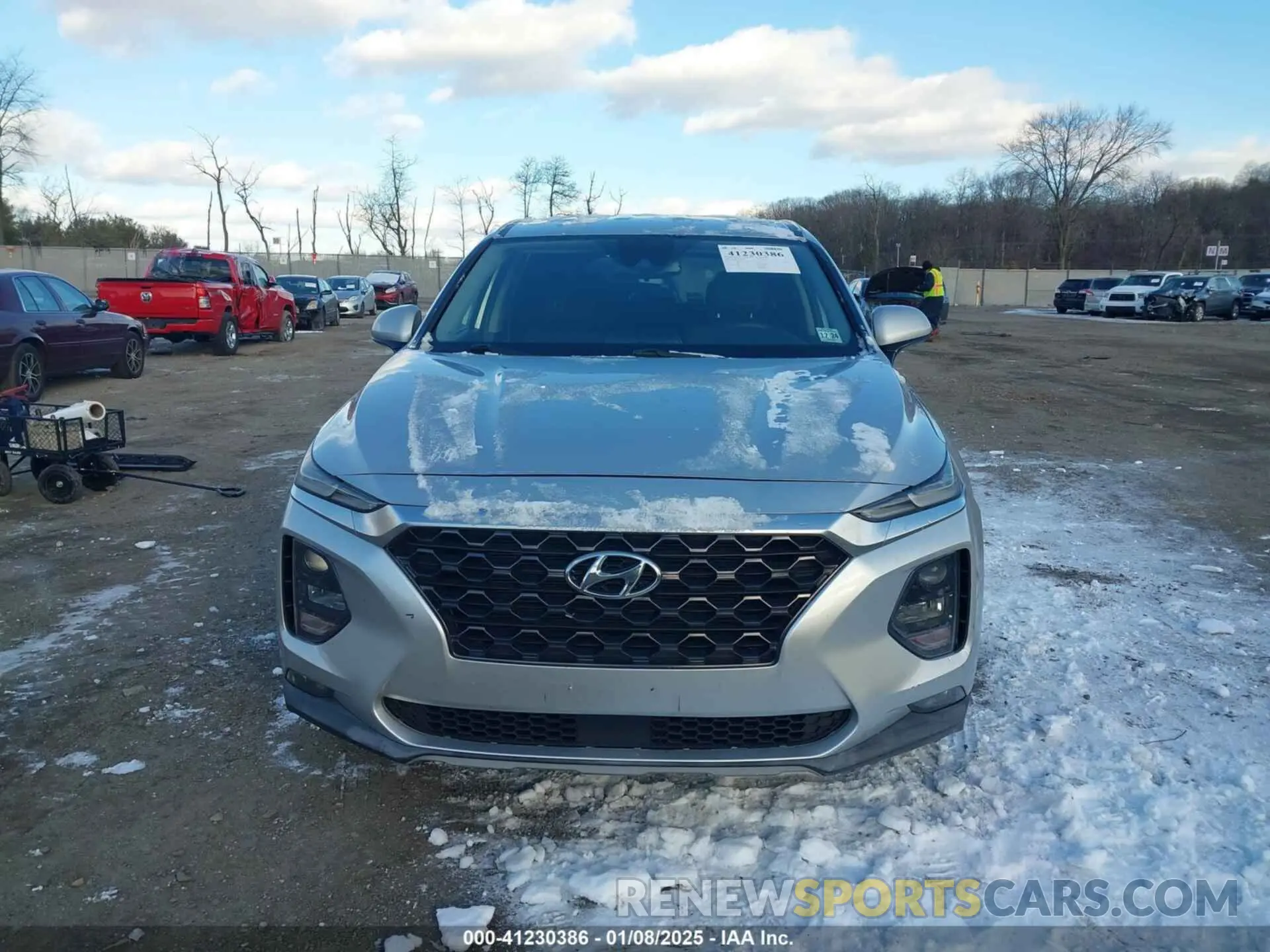 12 Photograph of a damaged car 5NMS33AD9KH033746 HYUNDAI SANTA FE 2019
