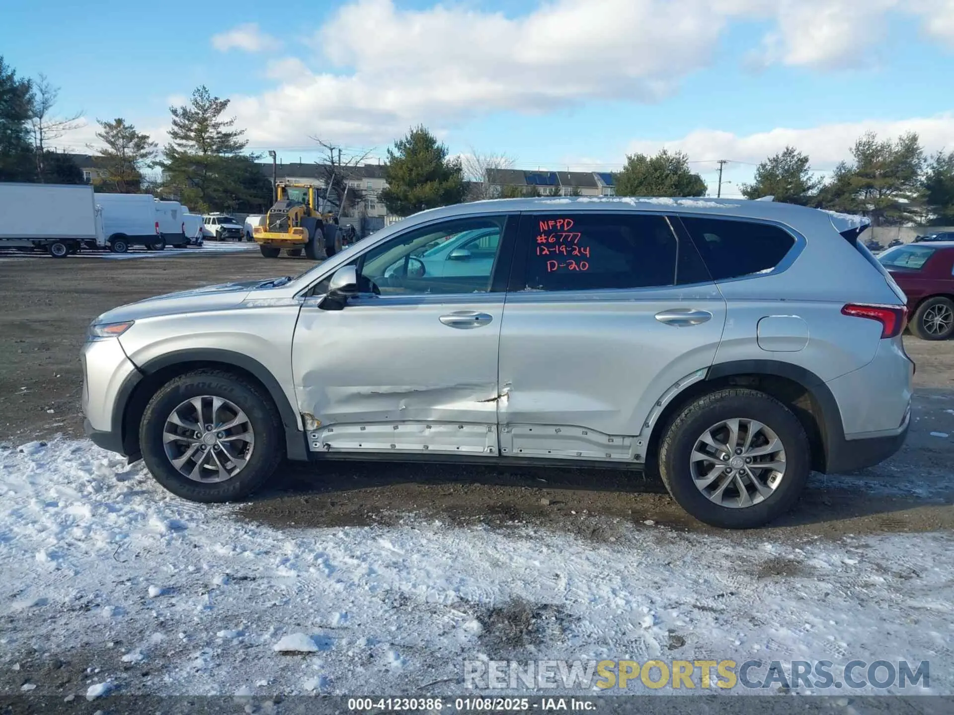 14 Photograph of a damaged car 5NMS33AD9KH033746 HYUNDAI SANTA FE 2019
