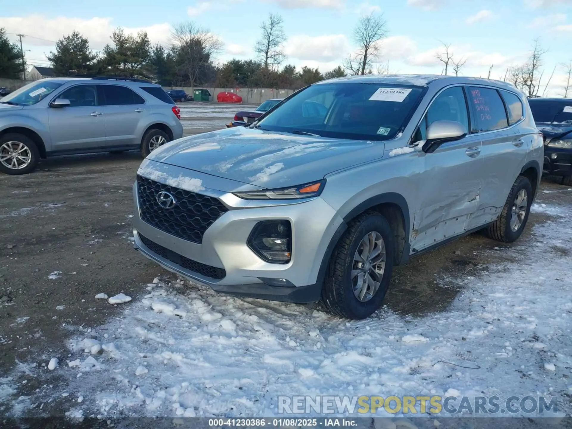 2 Photograph of a damaged car 5NMS33AD9KH033746 HYUNDAI SANTA FE 2019