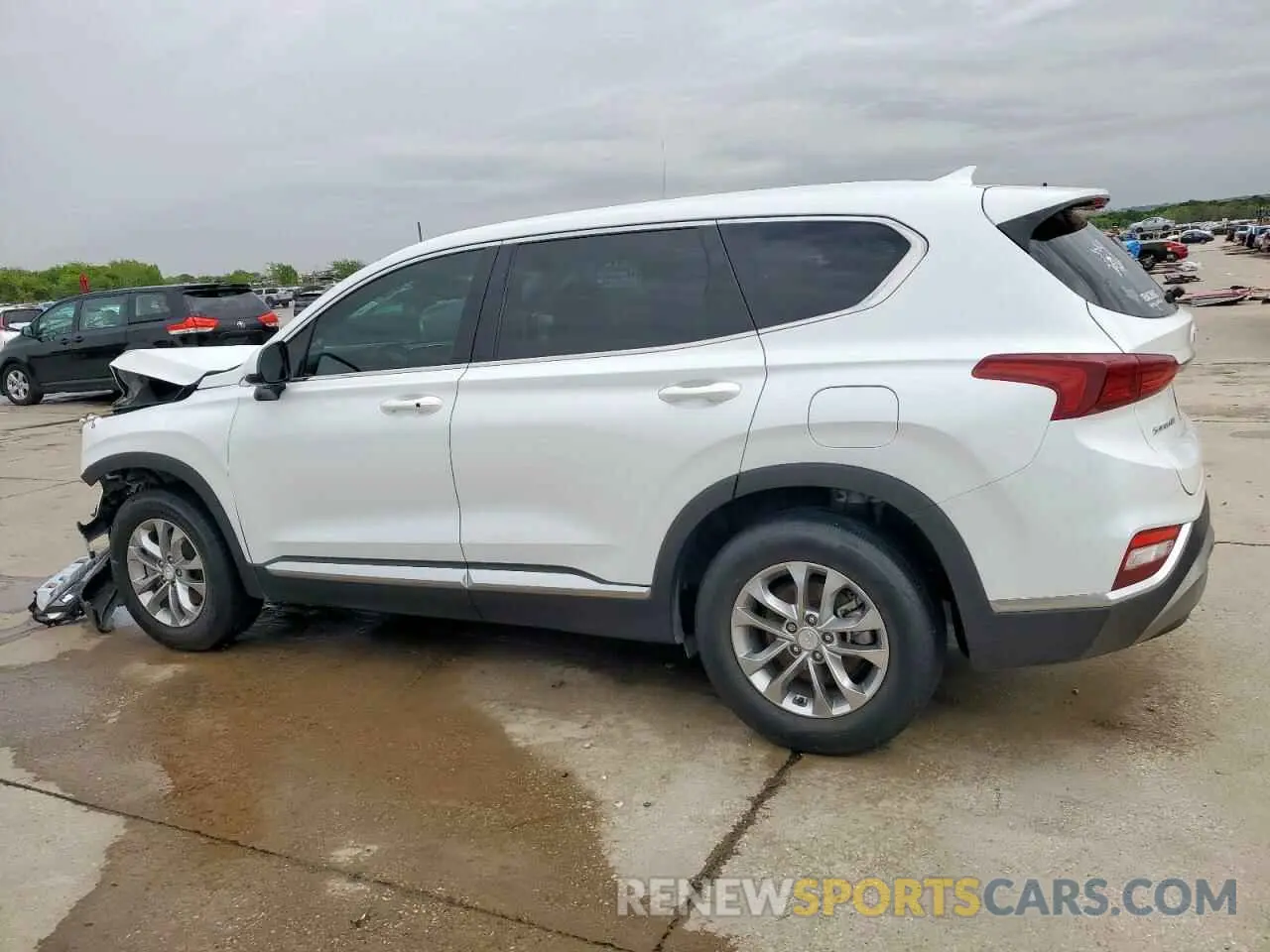 2 Фотография поврежденного автомобиля 5NMS33AD9KH110180 HYUNDAI SANTA FE 2019