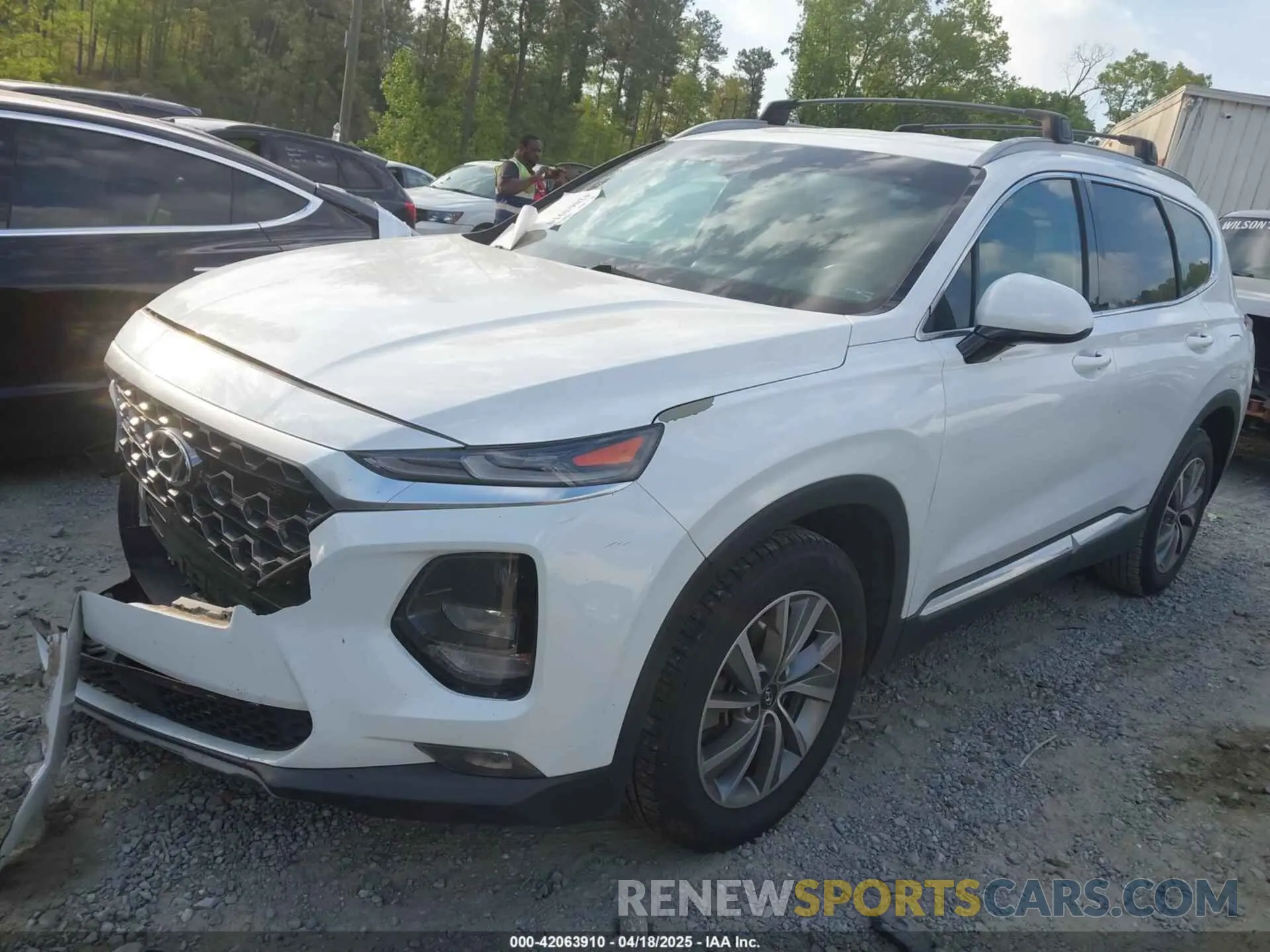 2 Фотография поврежденного автомобиля 5NMS33AD9KH113385 HYUNDAI SANTA FE 2019