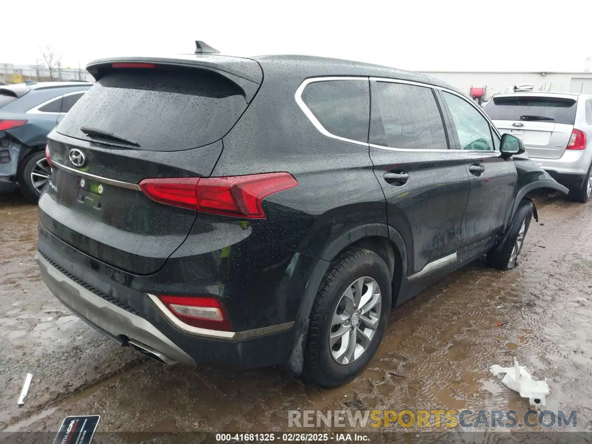 4 Фотография поврежденного автомобиля 5NMS33AD9KH126654 HYUNDAI SANTA FE 2019