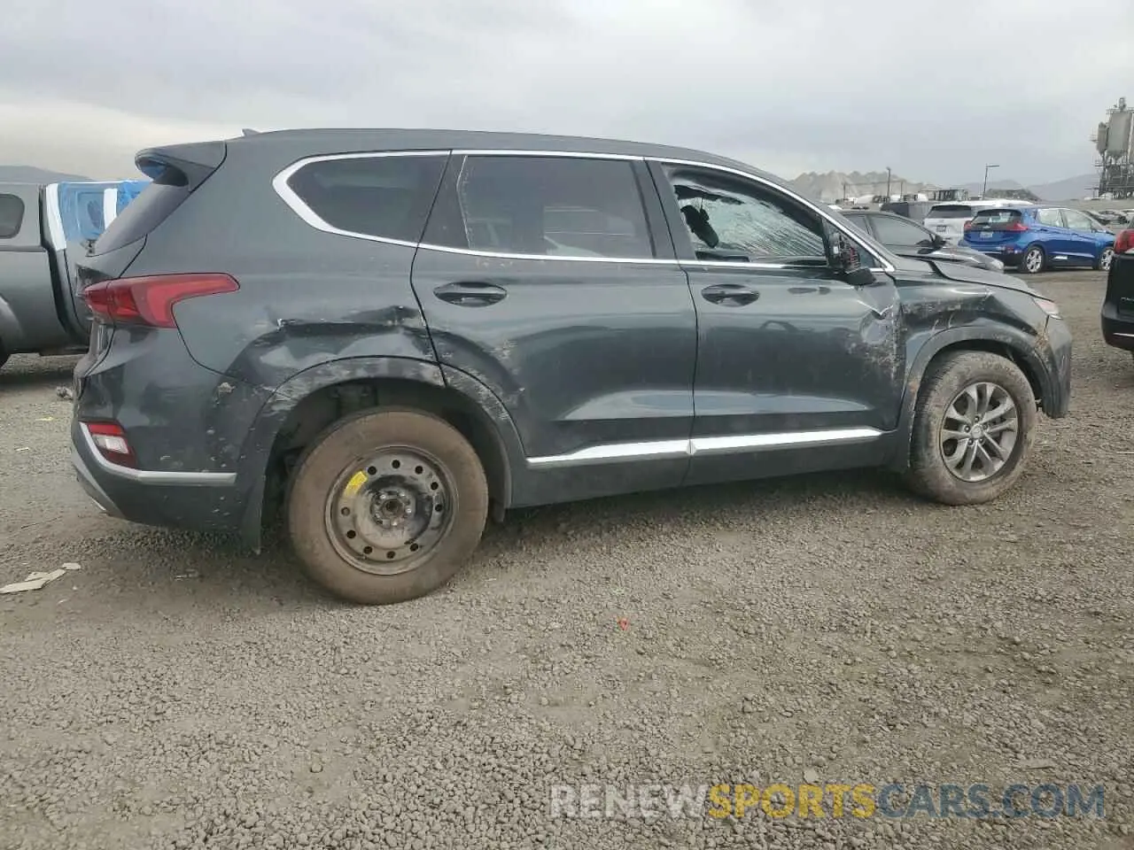 3 Photograph of a damaged car 5NMS33AD9KH130820 HYUNDAI SANTA FE 2019