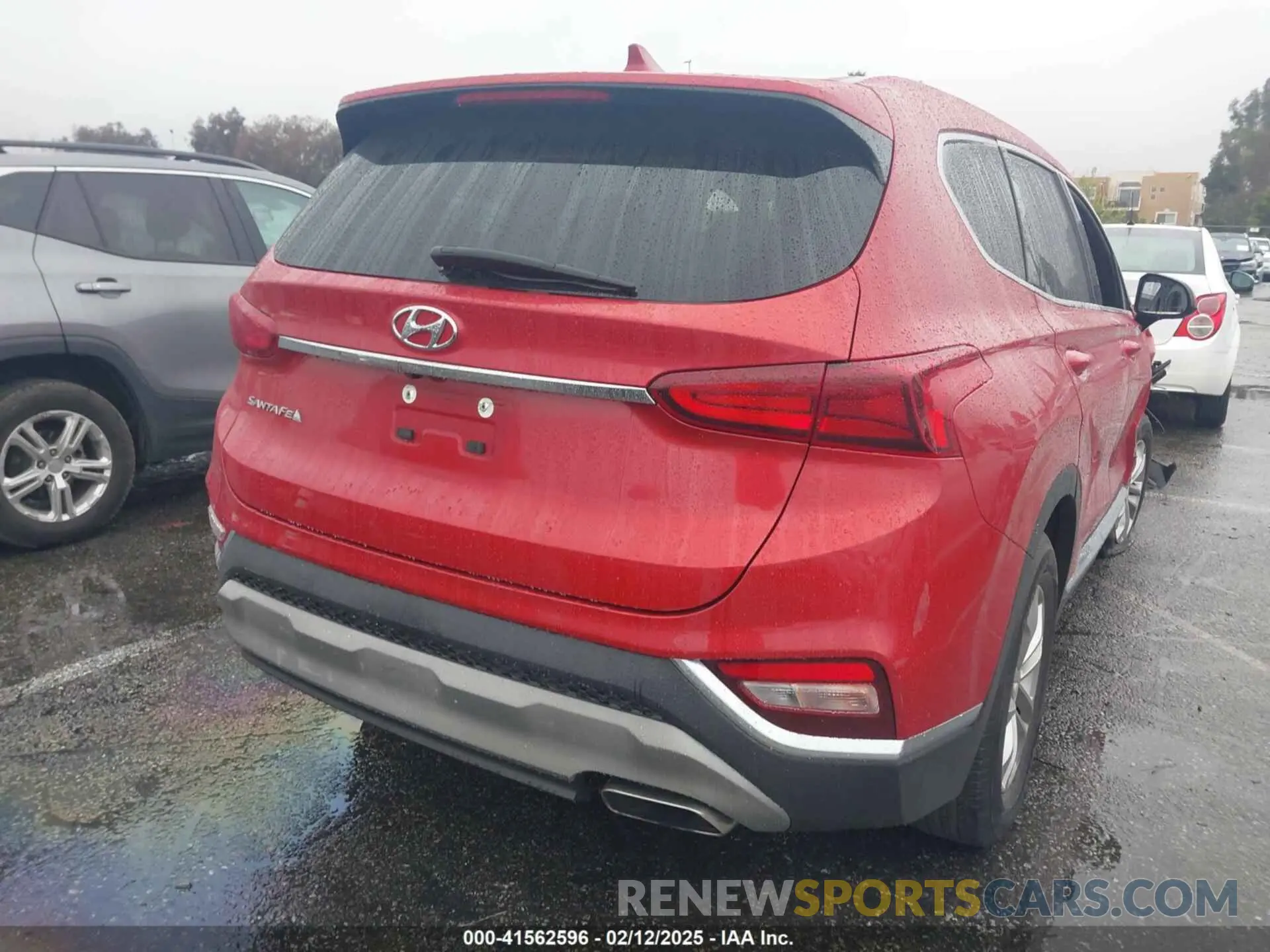 4 Фотография поврежденного автомобиля 5NMS33ADXKH011139 HYUNDAI SANTA FE 2019