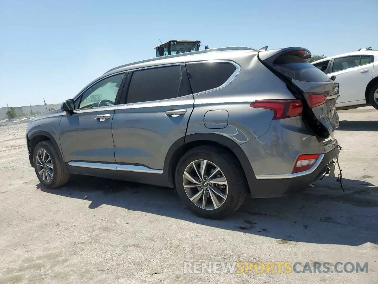 2 Photograph of a damaged car 5NMS33ADXKH034243 HYUNDAI SANTA FE 2019