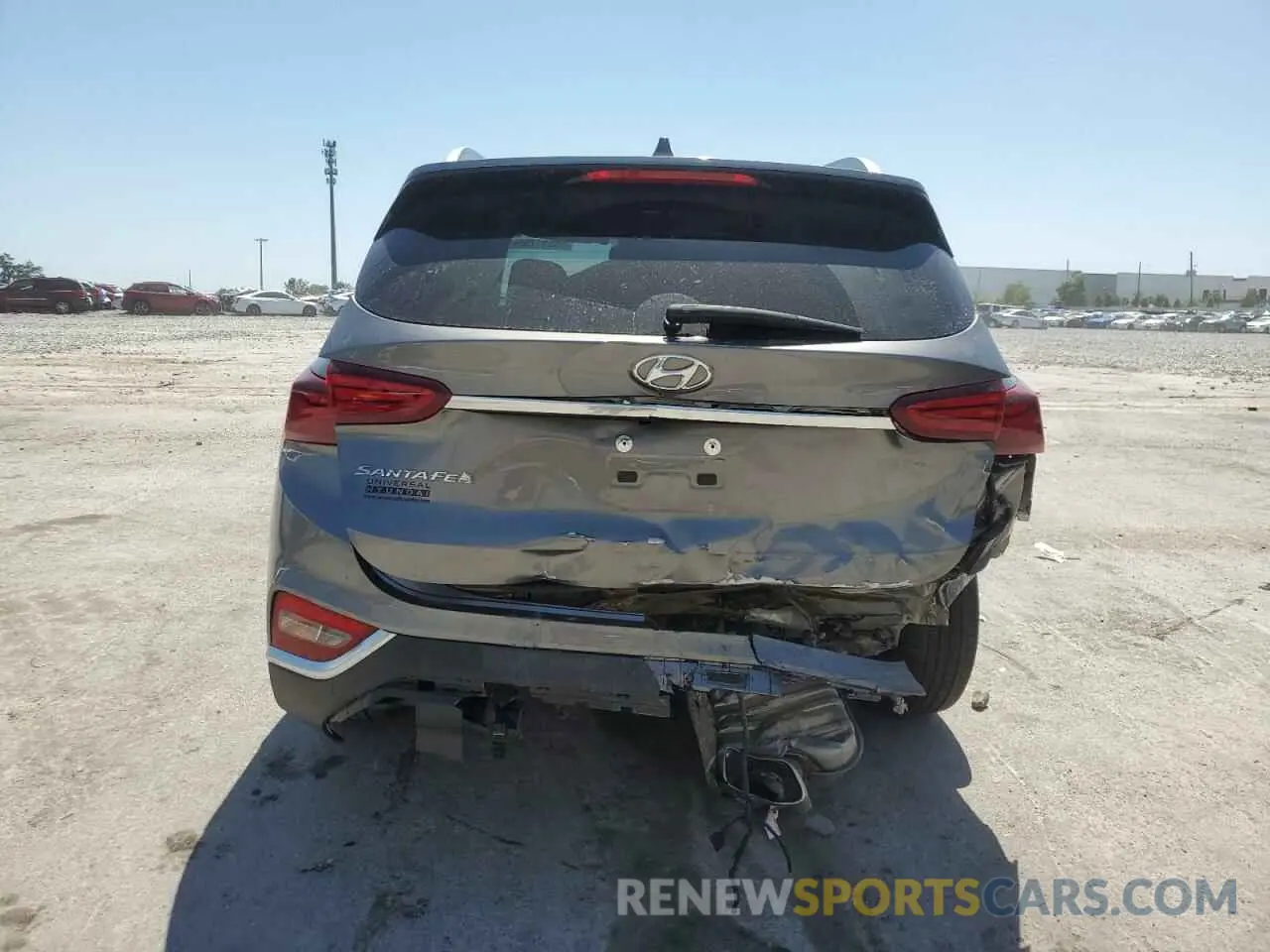6 Photograph of a damaged car 5NMS33ADXKH034243 HYUNDAI SANTA FE 2019