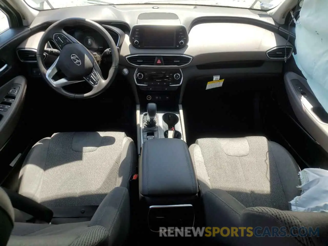 8 Photograph of a damaged car 5NMS33ADXKH034243 HYUNDAI SANTA FE 2019