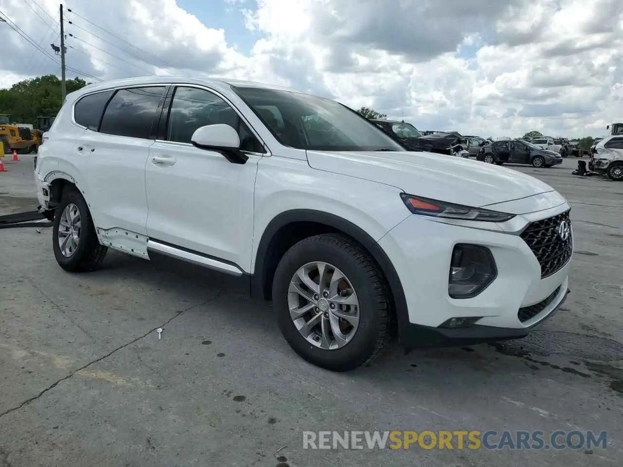 4 Фотография поврежденного автомобиля 5NMS33ADXKH048739 HYUNDAI SANTA FE 2019