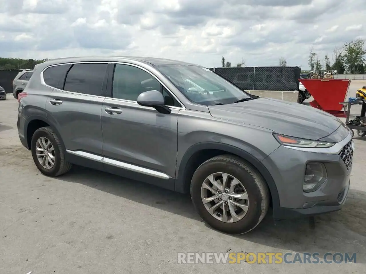 4 Photograph of a damaged car 5NMS33ADXKH092904 HYUNDAI SANTA FE 2019