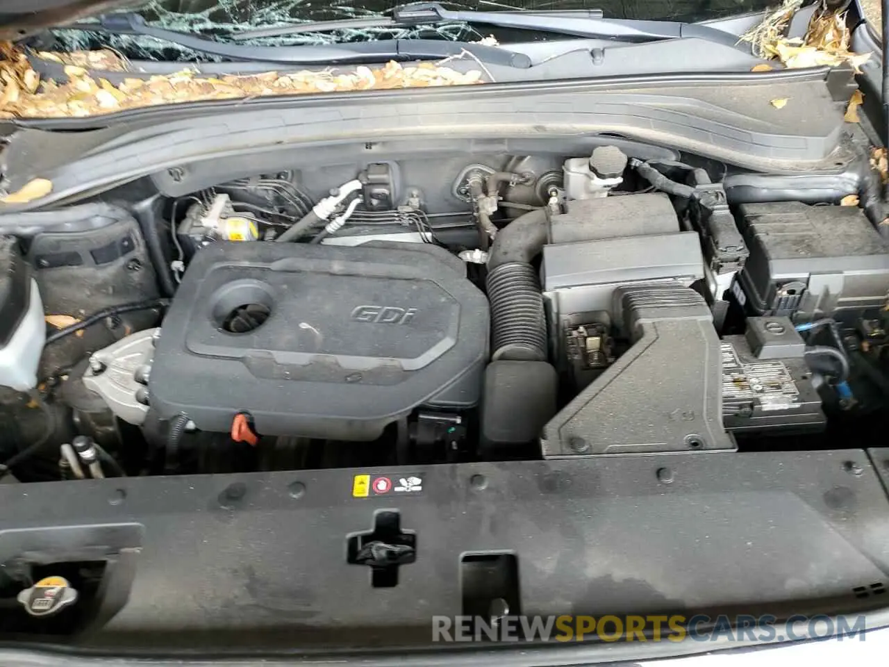 12 Photograph of a damaged car 5NMS33ADXKH136190 HYUNDAI SANTA FE 2019