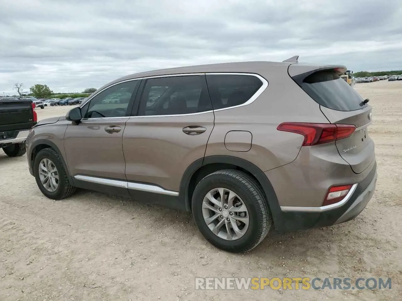 2 Photograph of a damaged car 5NMS33ADXKH136545 HYUNDAI SANTA FE 2019
