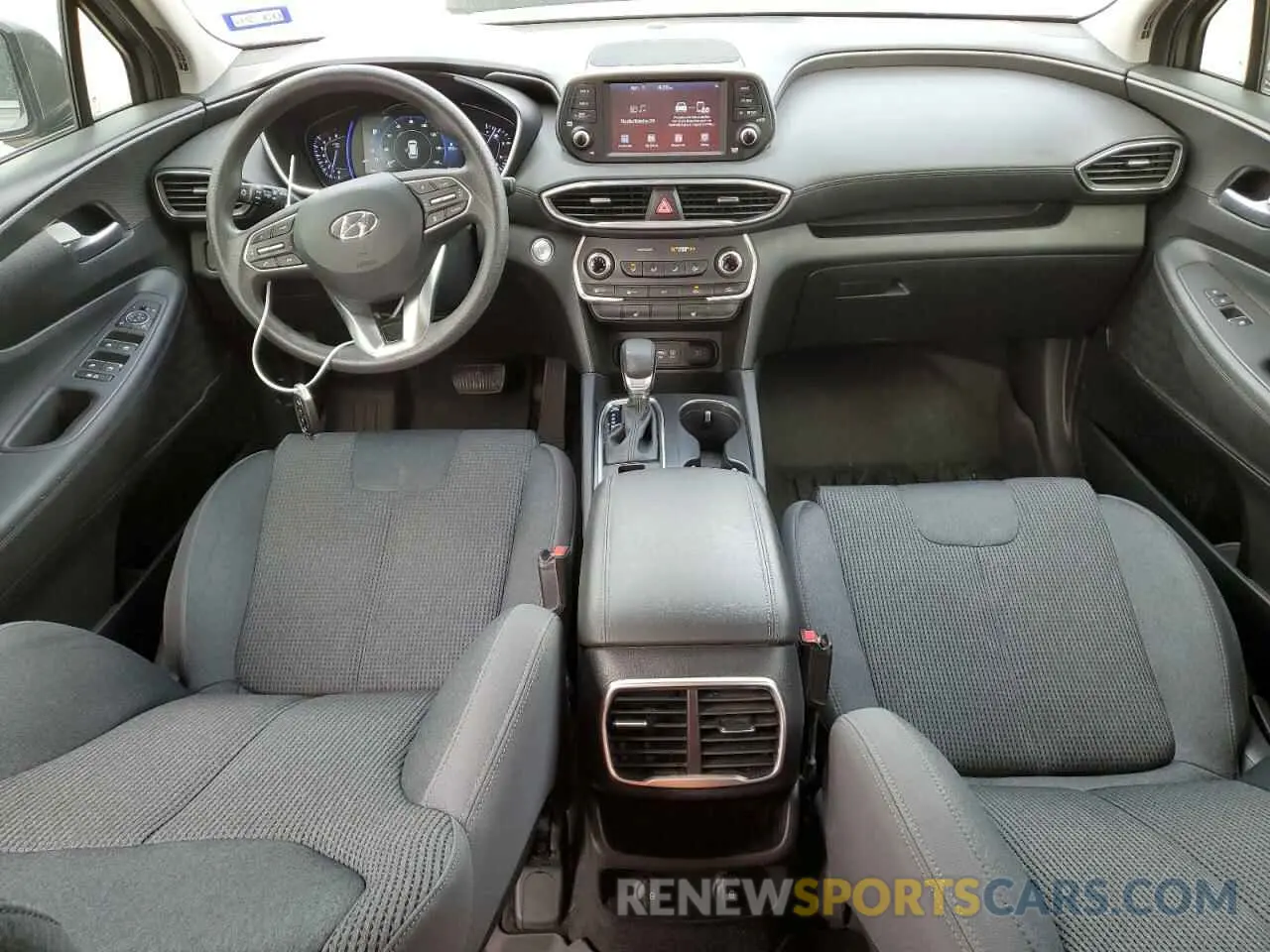 8 Photograph of a damaged car 5NMS33ADXKH136545 HYUNDAI SANTA FE 2019