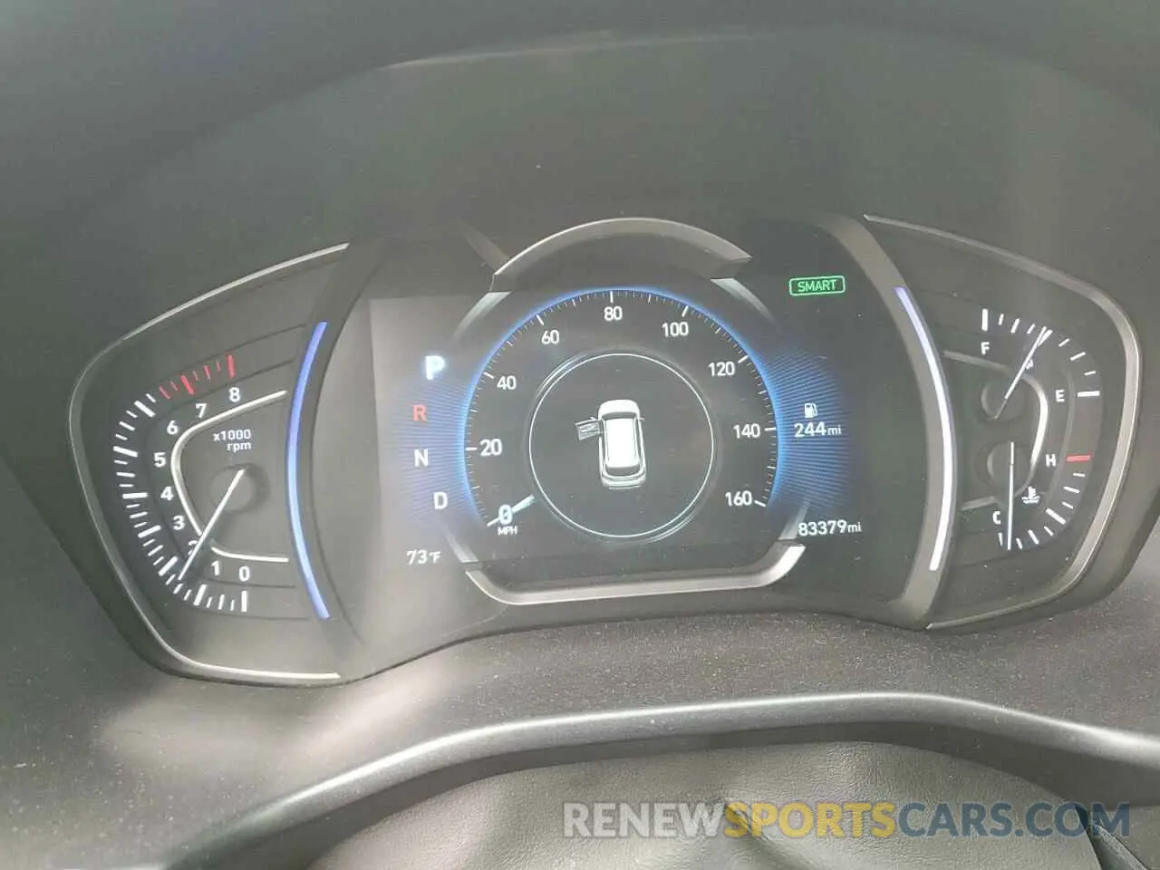 9 Photograph of a damaged car 5NMS33ADXKH136545 HYUNDAI SANTA FE 2019