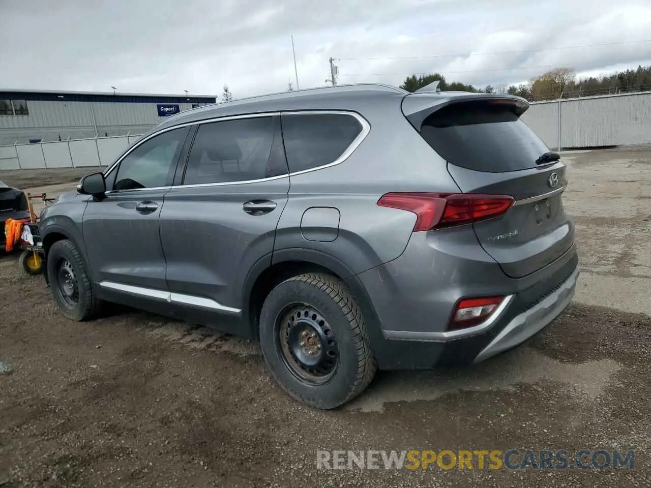 2 Photograph of a damaged car 5NMS3CAA9KH077185 HYUNDAI SANTA FE 2019