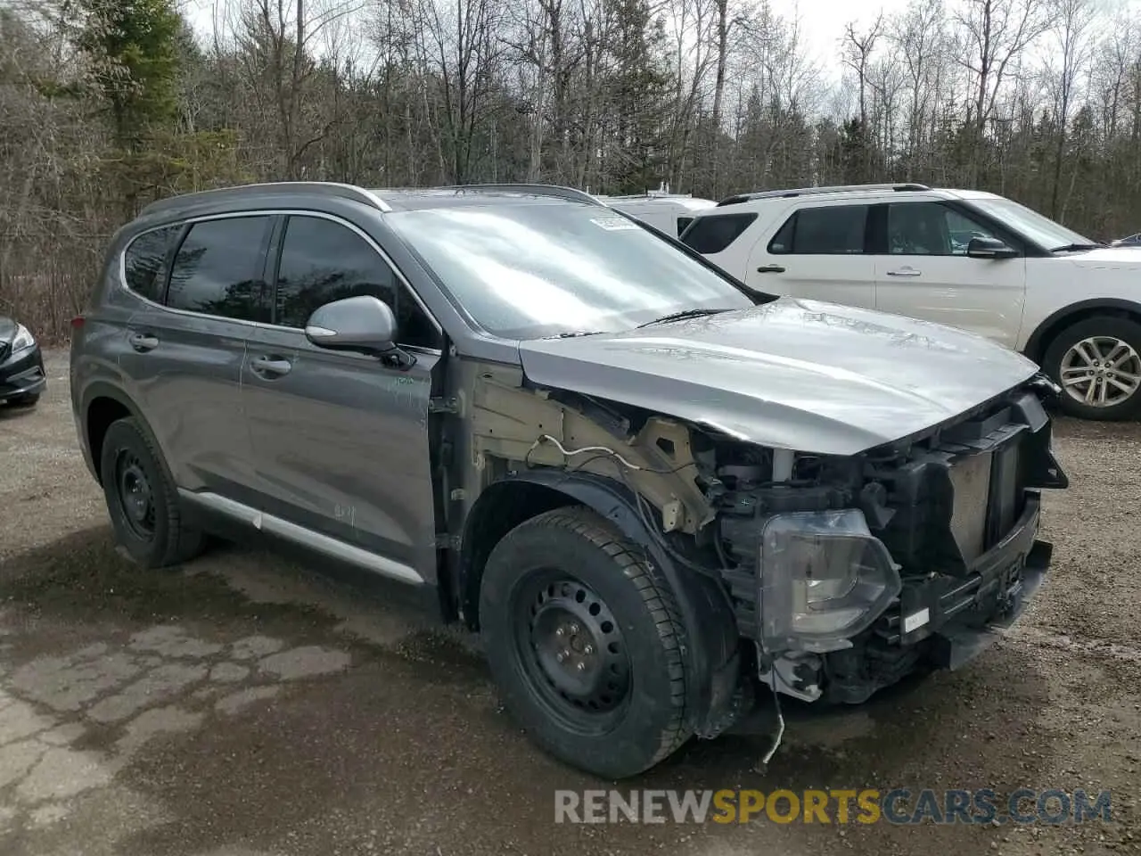 4 Photograph of a damaged car 5NMS3CAA9KH077185 HYUNDAI SANTA FE 2019