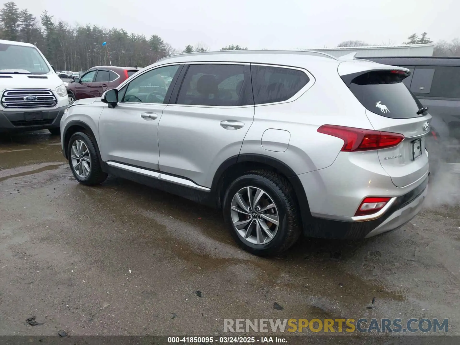 3 Фотография поврежденного автомобиля 5NMS3CAD0KH023977 HYUNDAI SANTA FE 2019