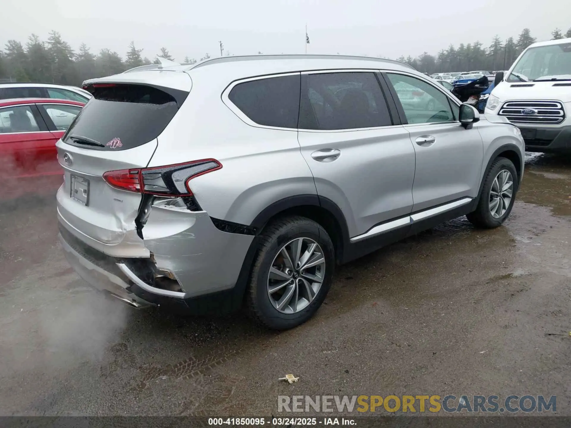 4 Фотография поврежденного автомобиля 5NMS3CAD0KH023977 HYUNDAI SANTA FE 2019