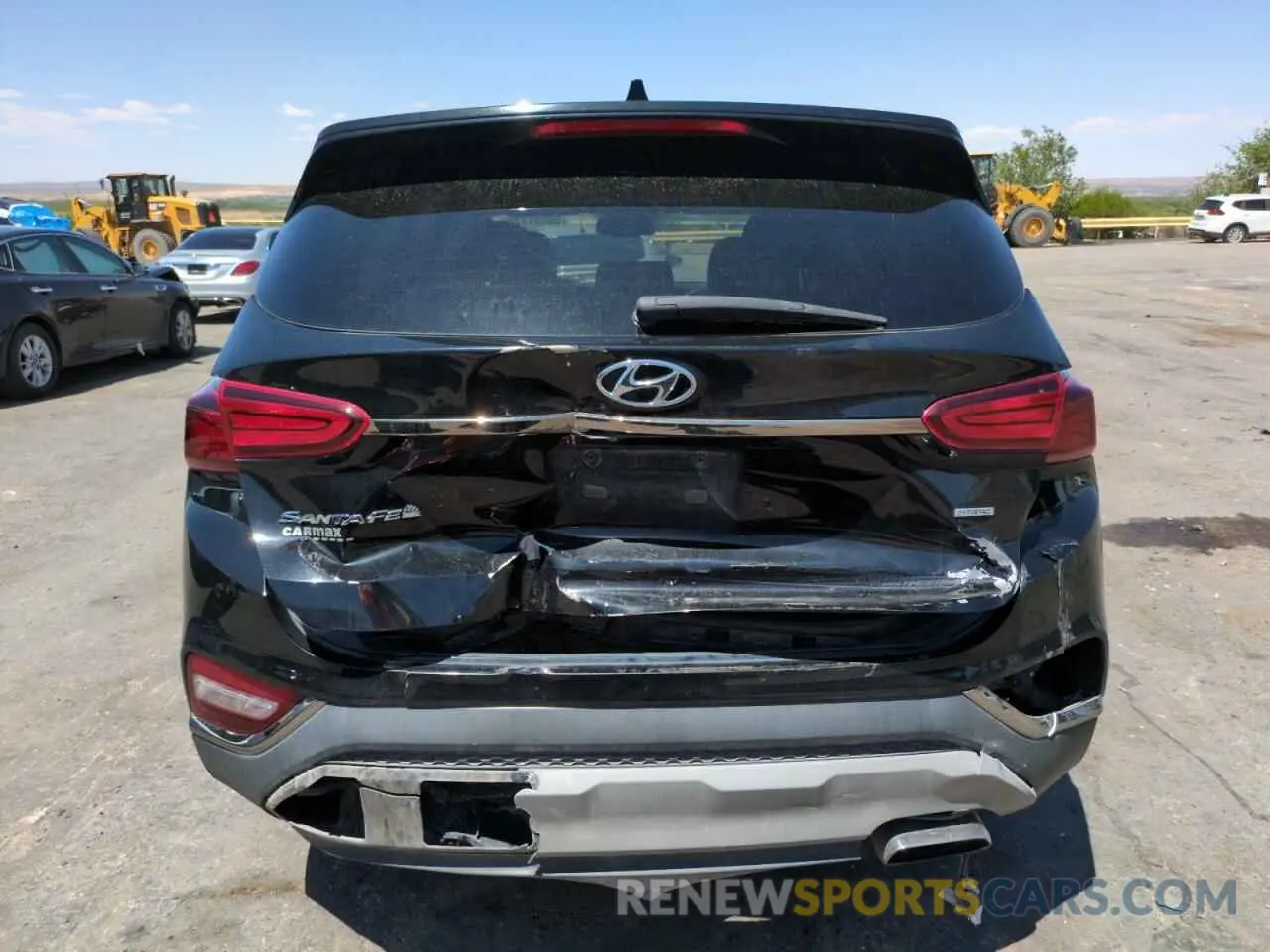 6 Photograph of a damaged car 5NMS3CAD0KH037409 HYUNDAI SANTA FE 2019
