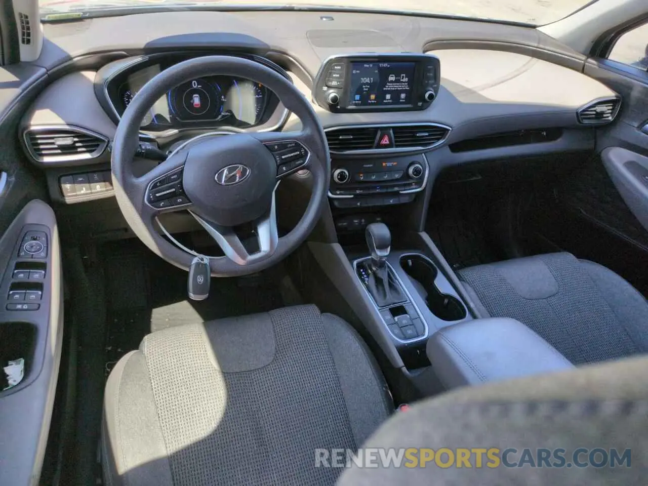 8 Photograph of a damaged car 5NMS3CAD0KH037409 HYUNDAI SANTA FE 2019