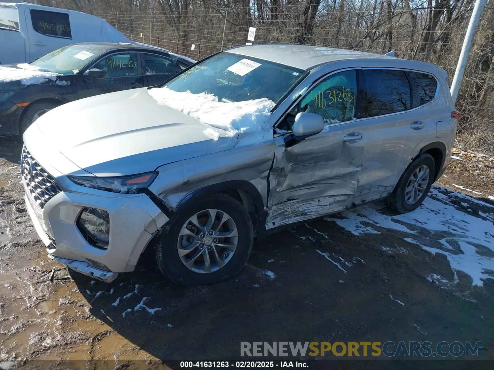 2 Фотография поврежденного автомобиля 5NMS3CAD0KH095472 HYUNDAI SANTA FE 2019