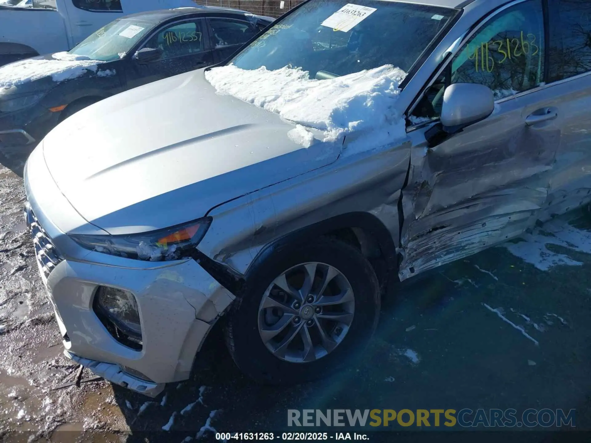6 Фотография поврежденного автомобиля 5NMS3CAD0KH095472 HYUNDAI SANTA FE 2019