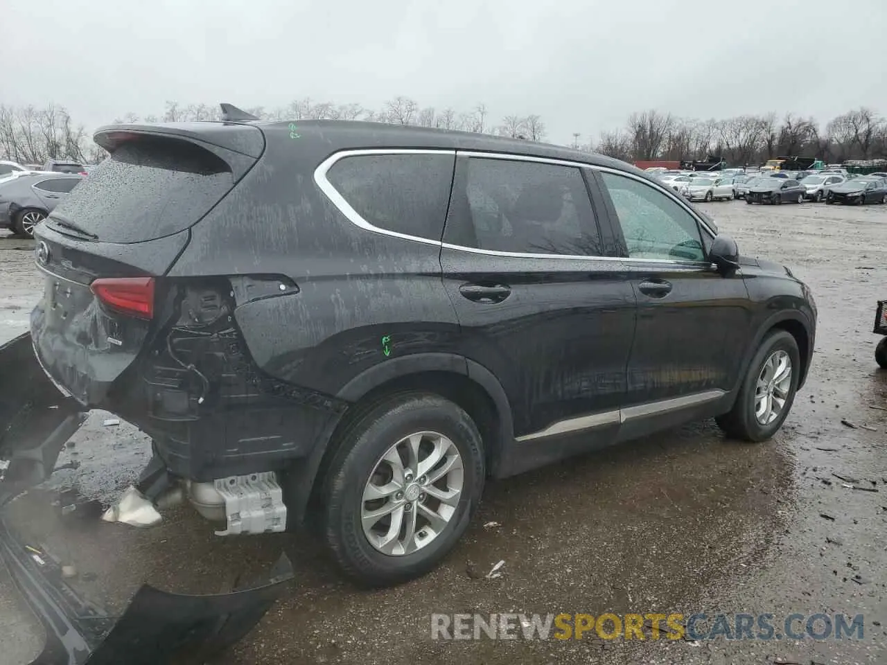 3 Photograph of a damaged car 5NMS3CAD0KH131936 HYUNDAI SANTA FE 2019