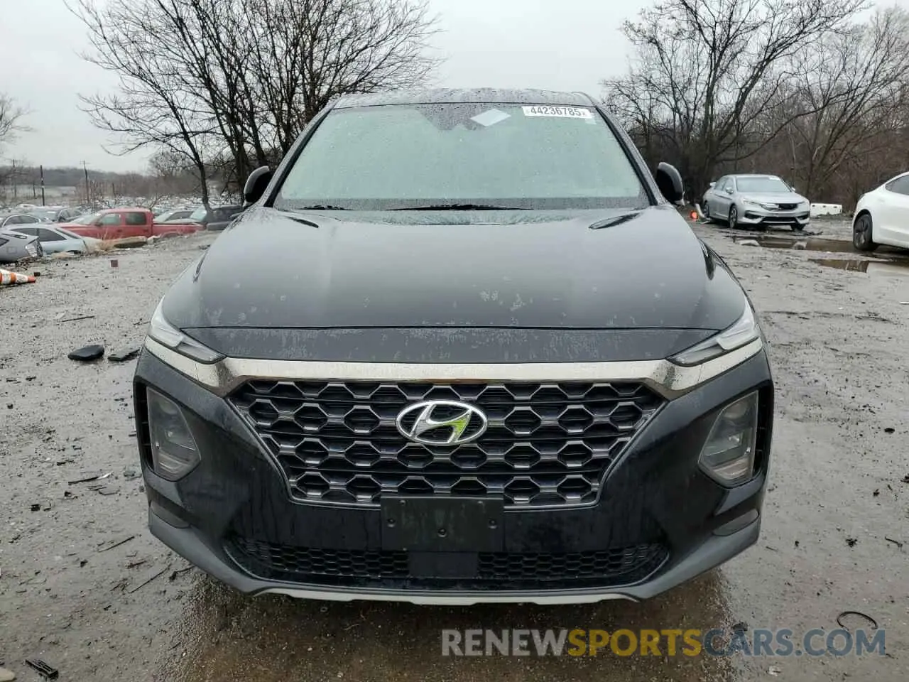 5 Photograph of a damaged car 5NMS3CAD0KH131936 HYUNDAI SANTA FE 2019