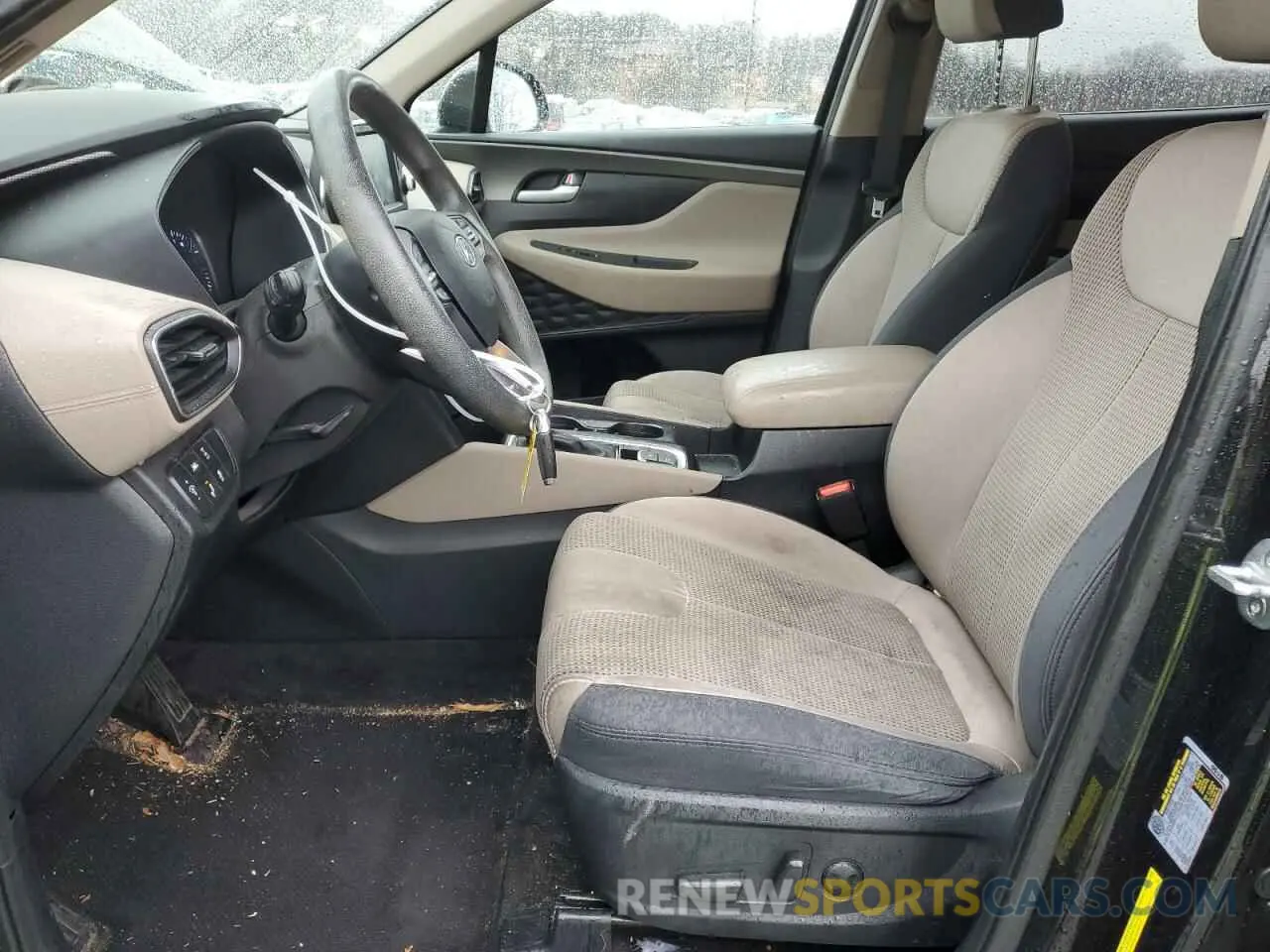 7 Photograph of a damaged car 5NMS3CAD0KH131936 HYUNDAI SANTA FE 2019