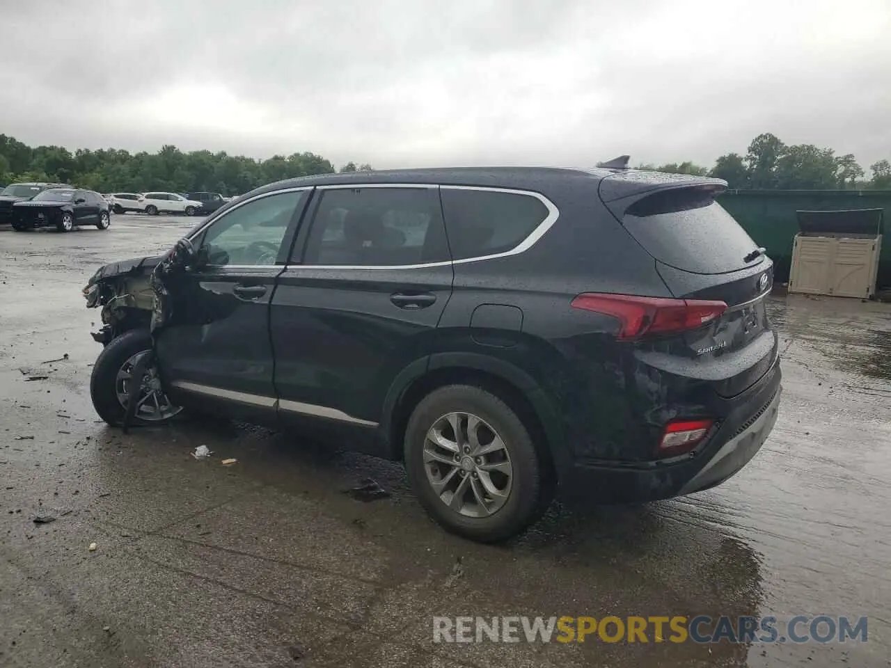 2 Фотография поврежденного автомобиля 5NMS3CAD2KH001785 HYUNDAI SANTA FE 2019