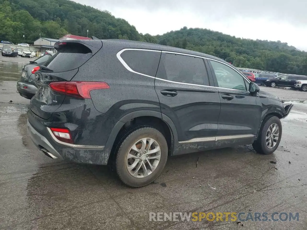 3 Фотография поврежденного автомобиля 5NMS3CAD2KH001785 HYUNDAI SANTA FE 2019