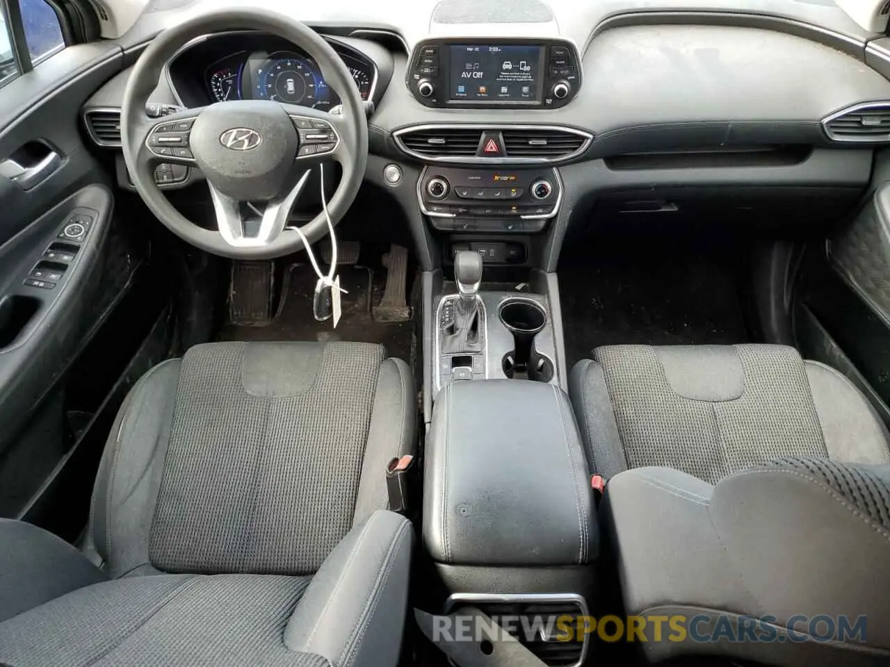 8 Photograph of a damaged car 5NMS3CAD3KH008163 HYUNDAI SANTA FE 2019